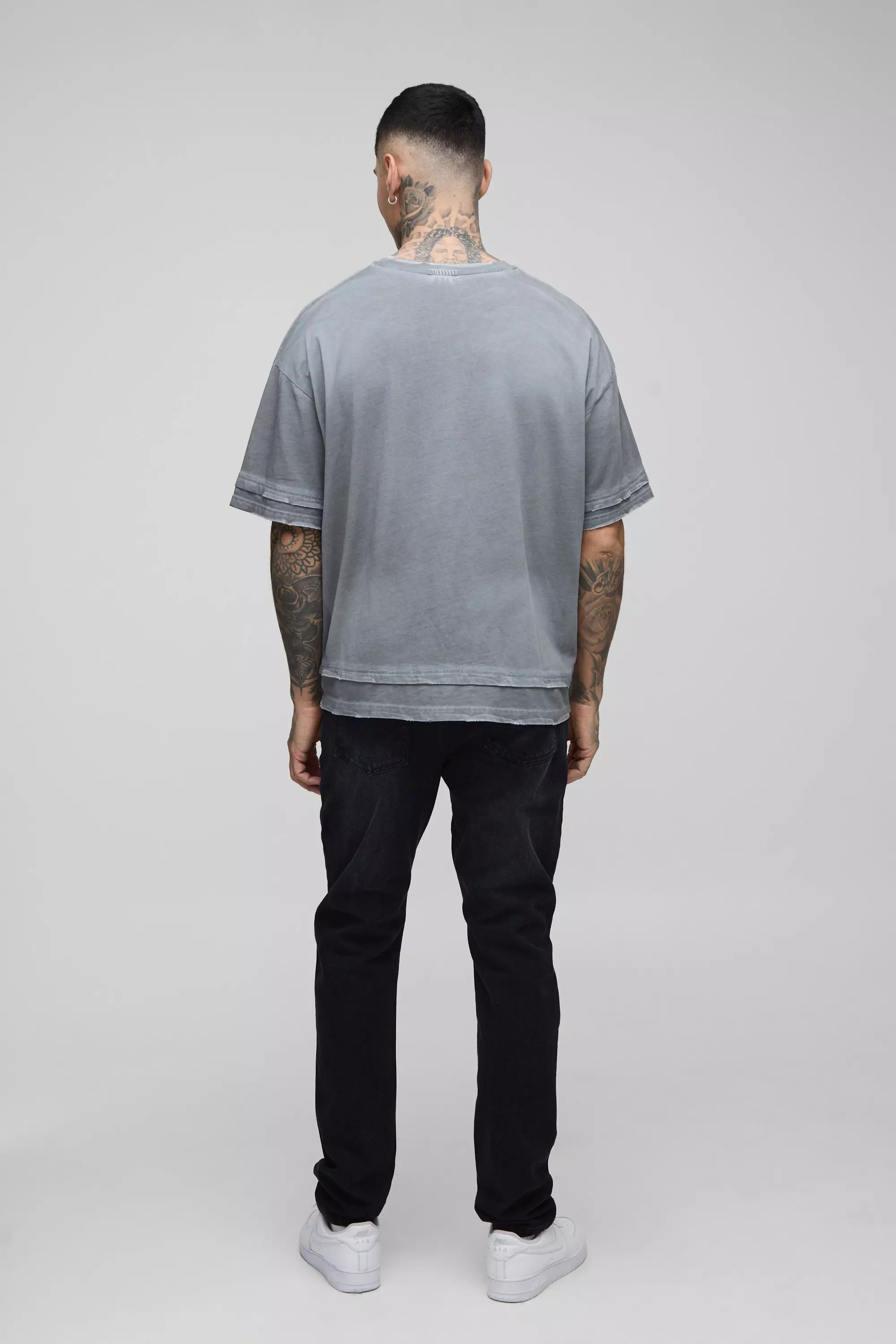 Tall Slim Rigid Jeans | boohooMAN USA
