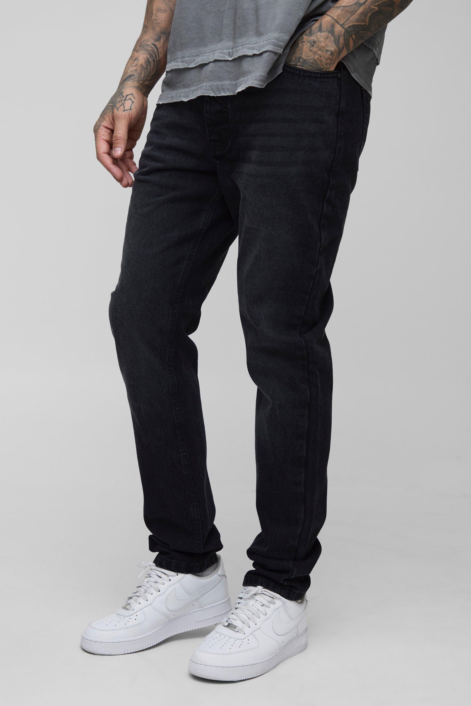 Tall Slim Rigid Jeans | boohooMAN USA
