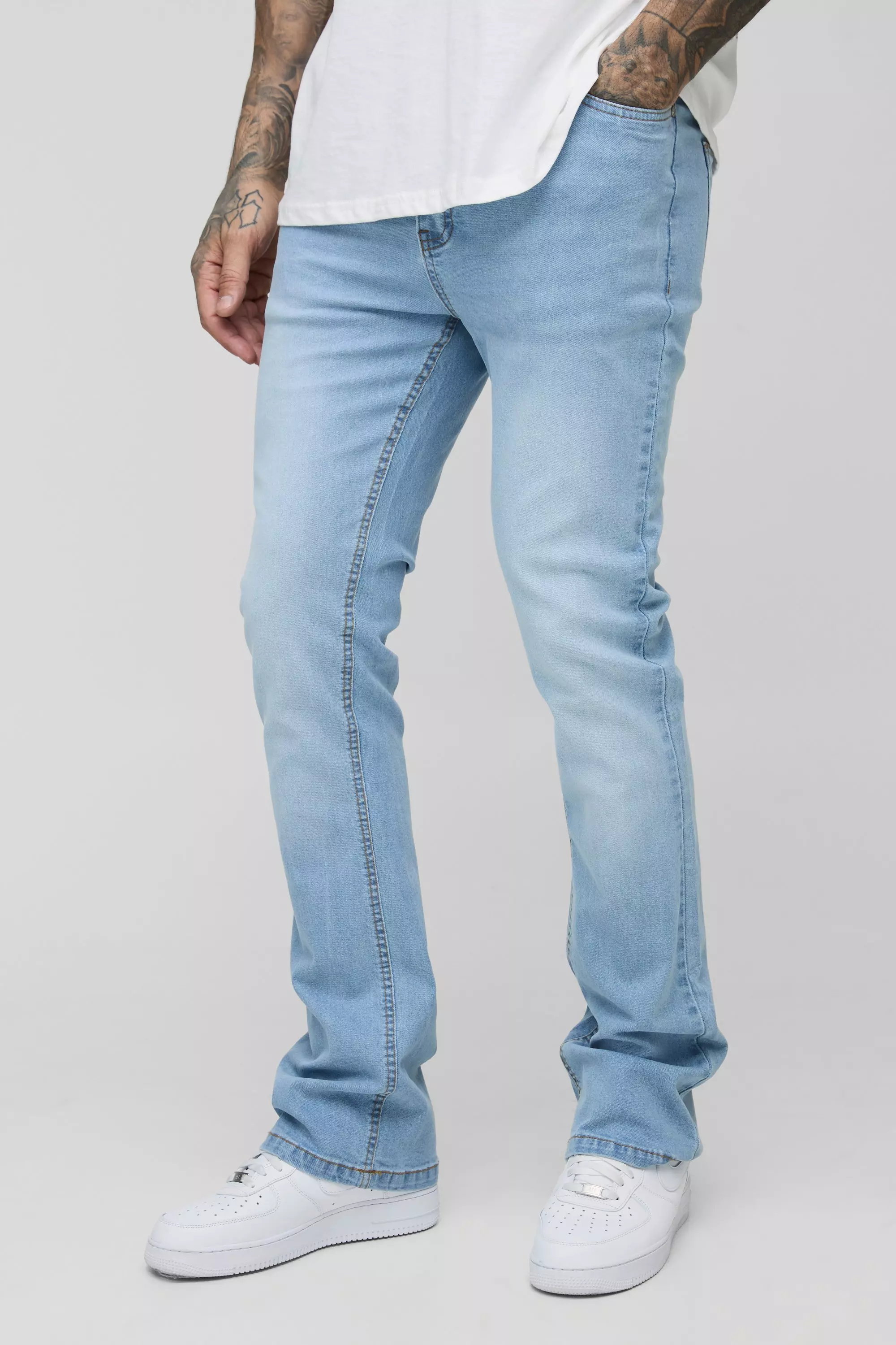 Tall - Jean flare stretch, Light blue autre image