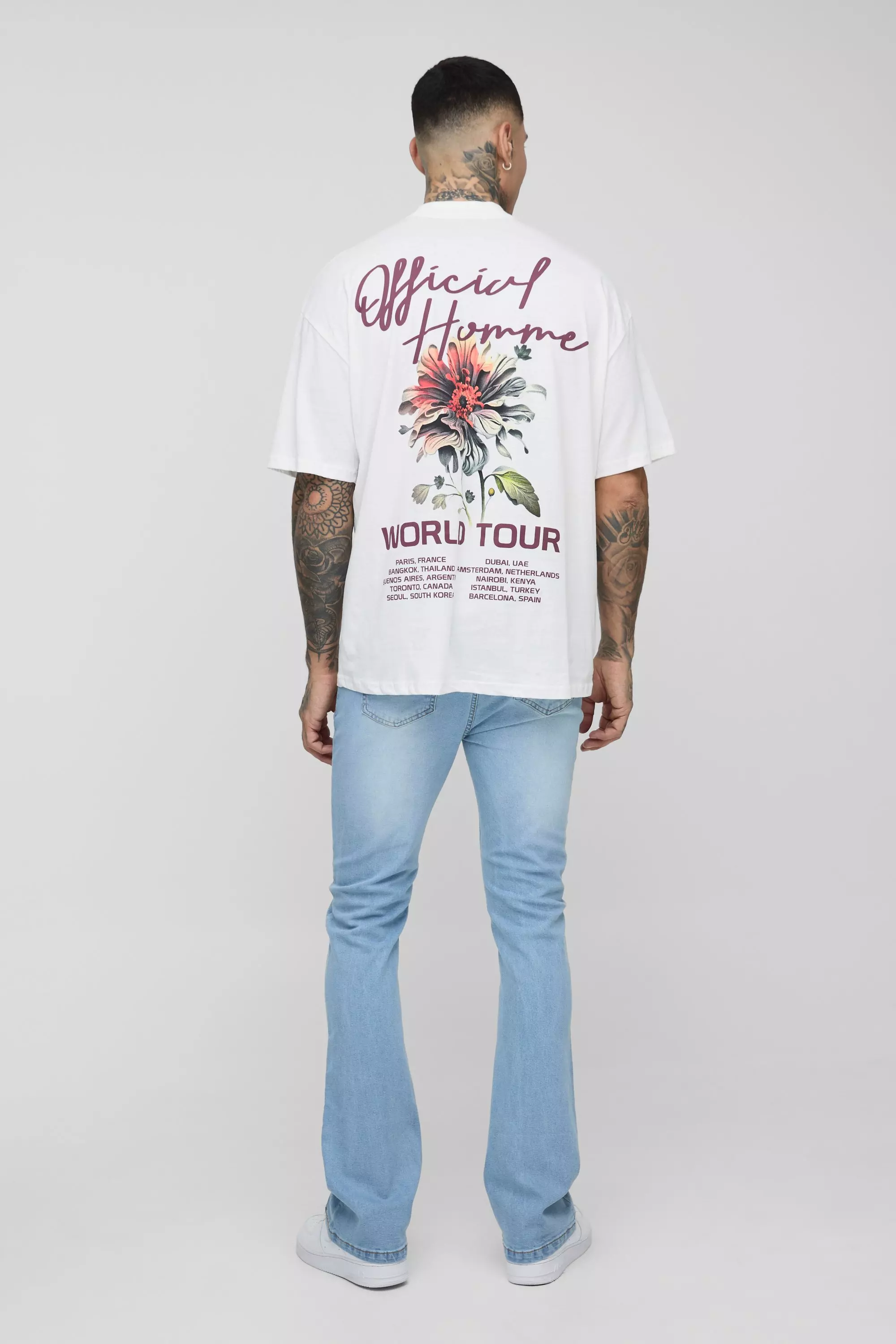 Tall - Jean flare stretch, Light blue autre image