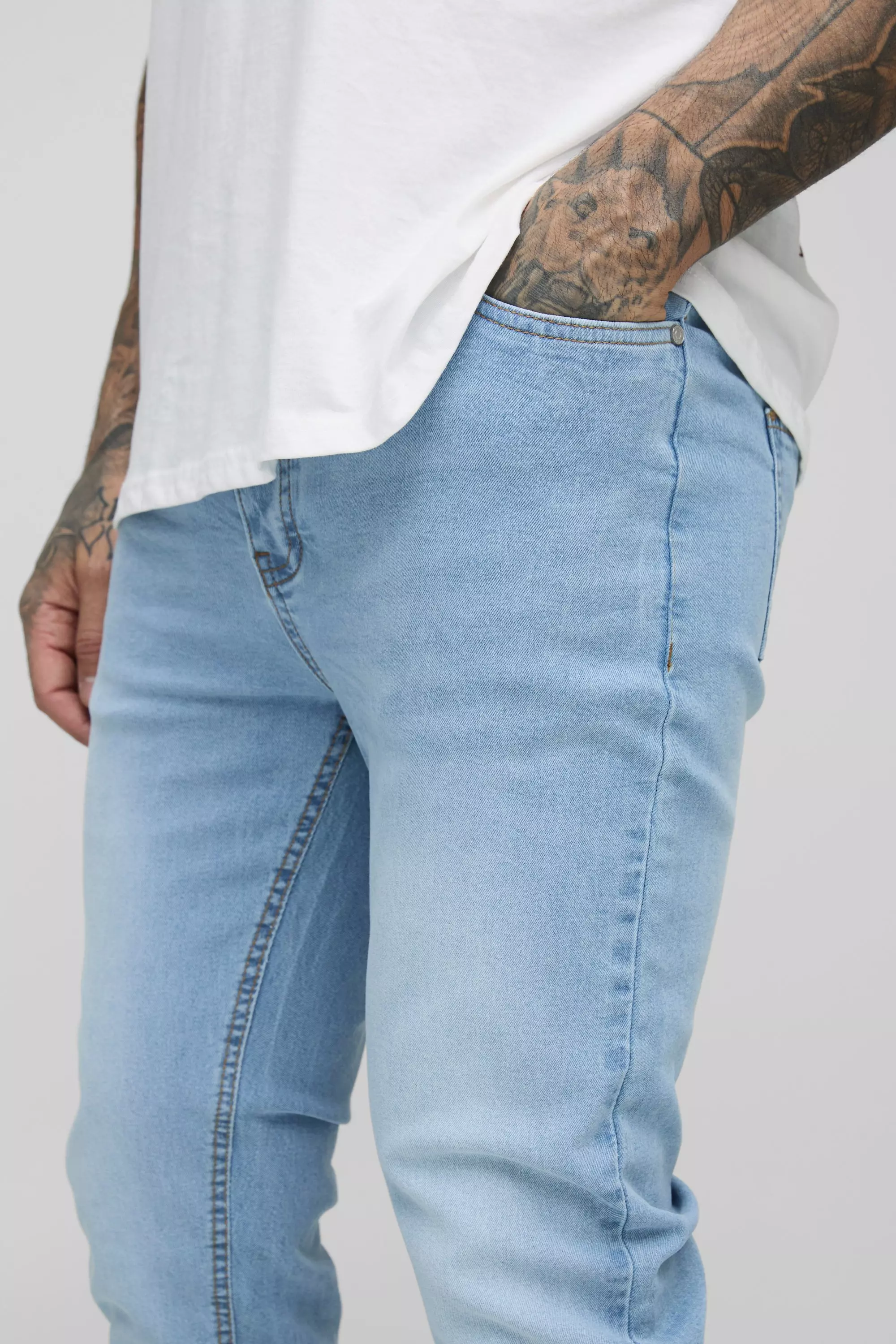 Tall - Jean flare stretch, Light blue autre image