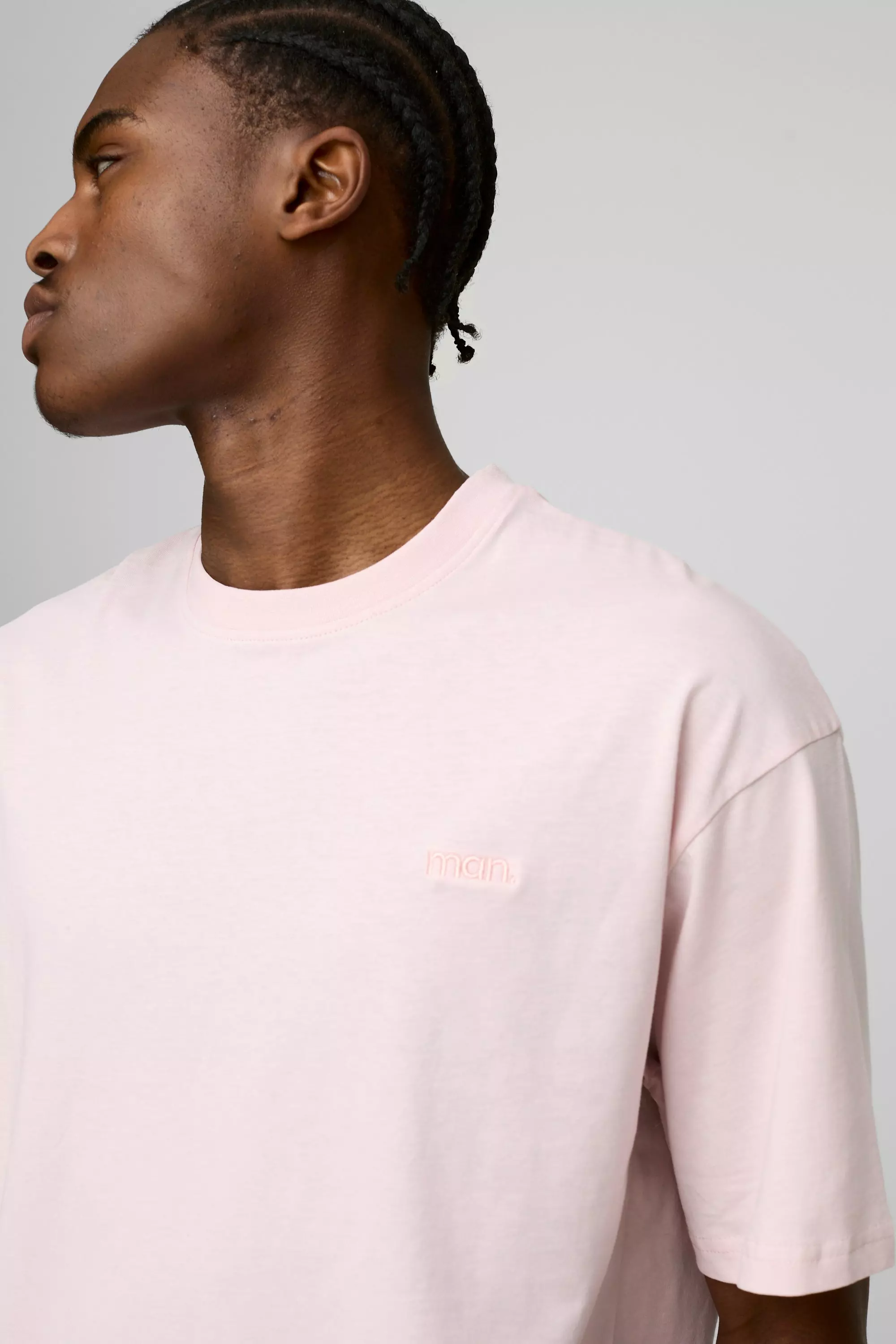 MAN. Oversized Boxy Crew Neck T-shirt | boohooMAN USA
