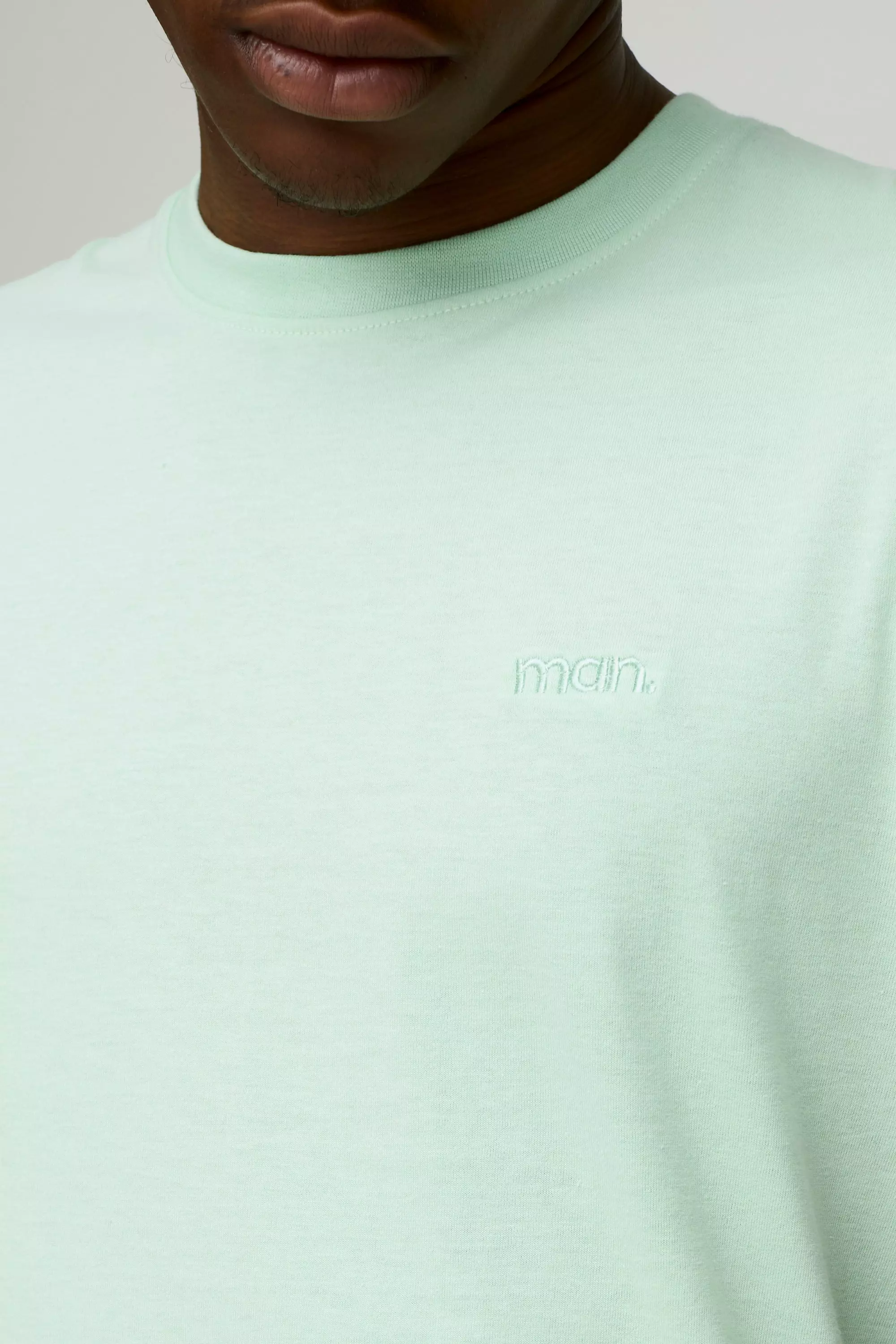 Mint MAN. Slim Basic T-shirt alternative image