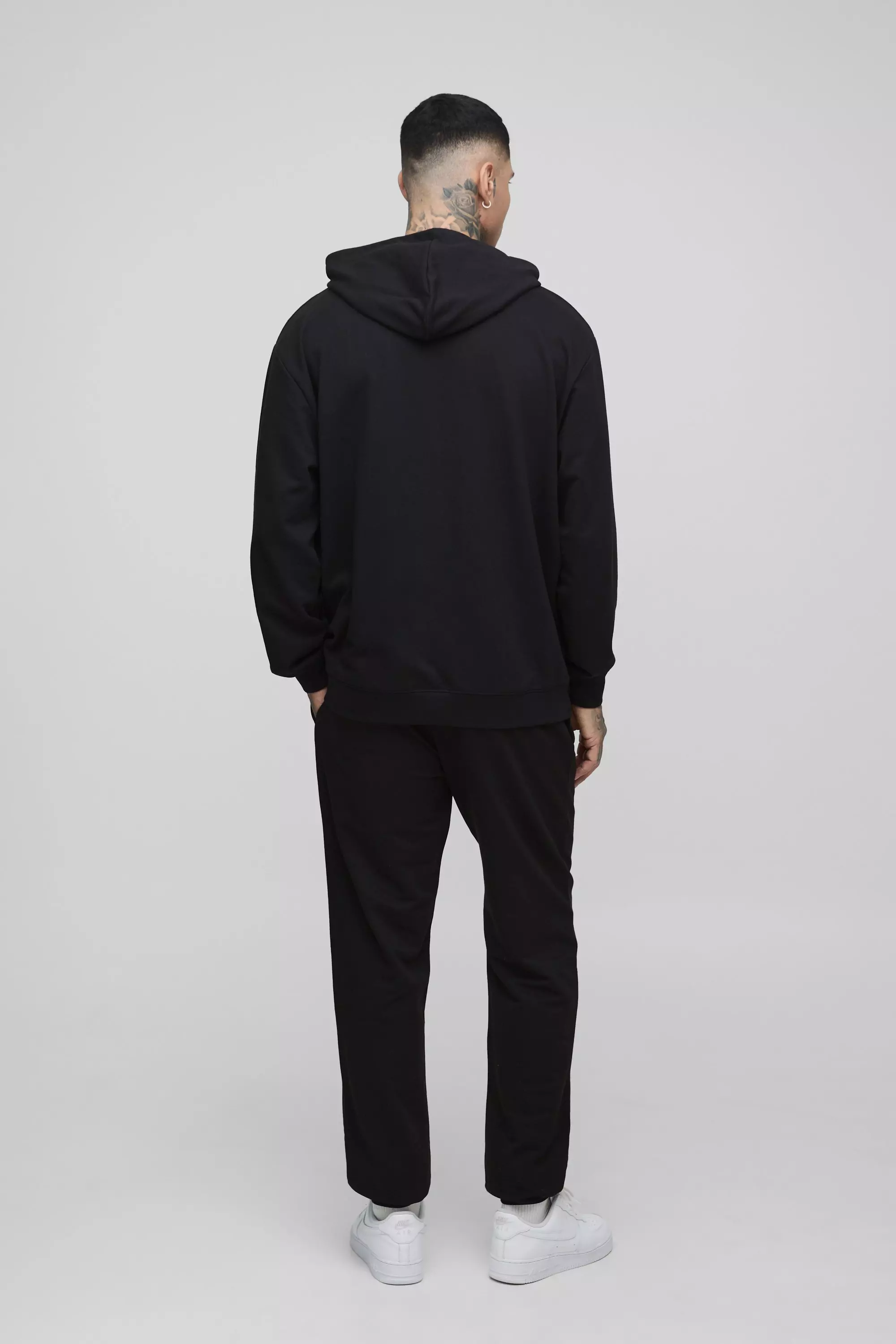 Black Tall Lightweight Regular Fit Basic Sweatpants alternative image