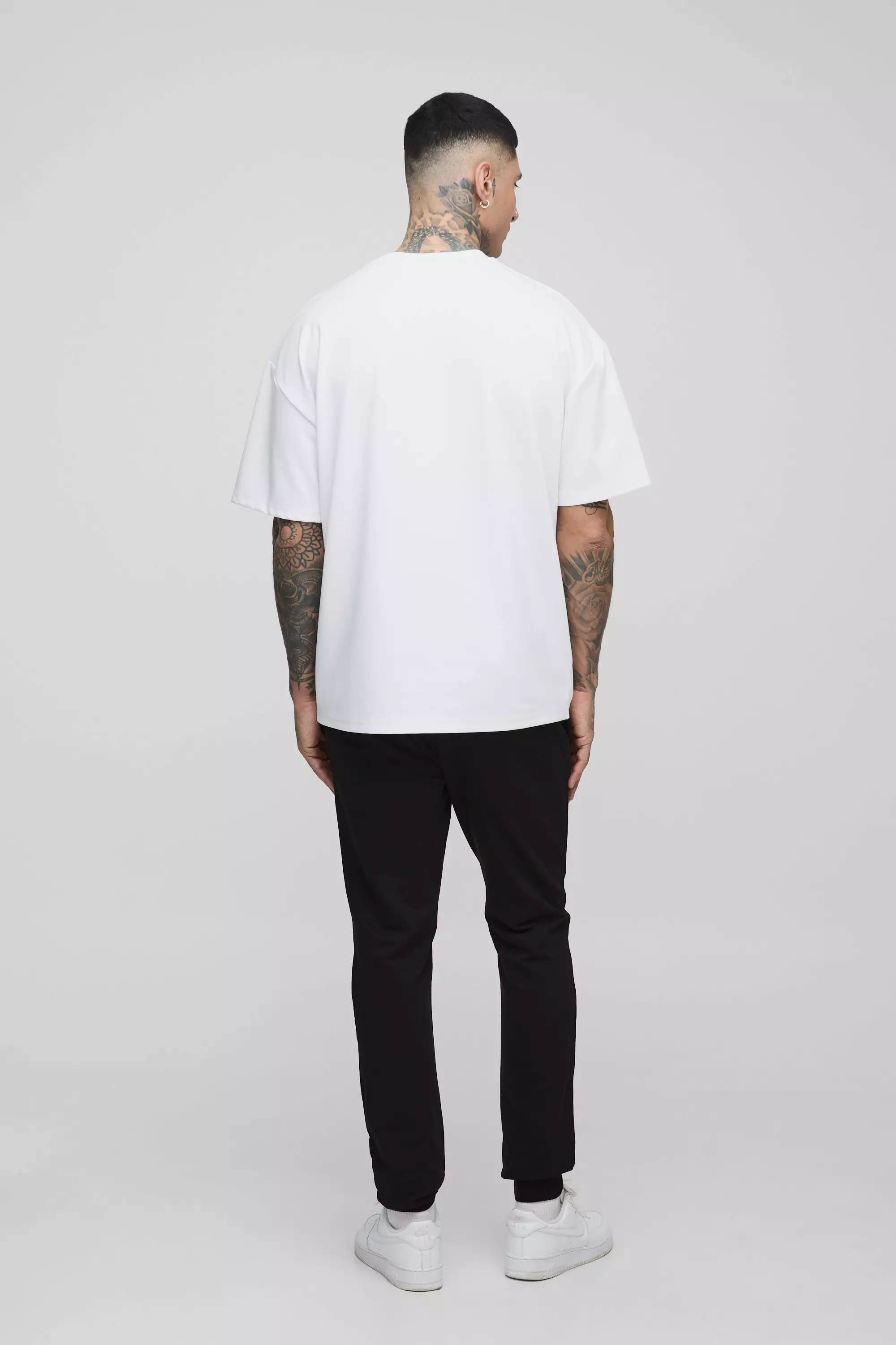 Black Tall Lightweight Skinny Fit Basic Sweatpants alternative image