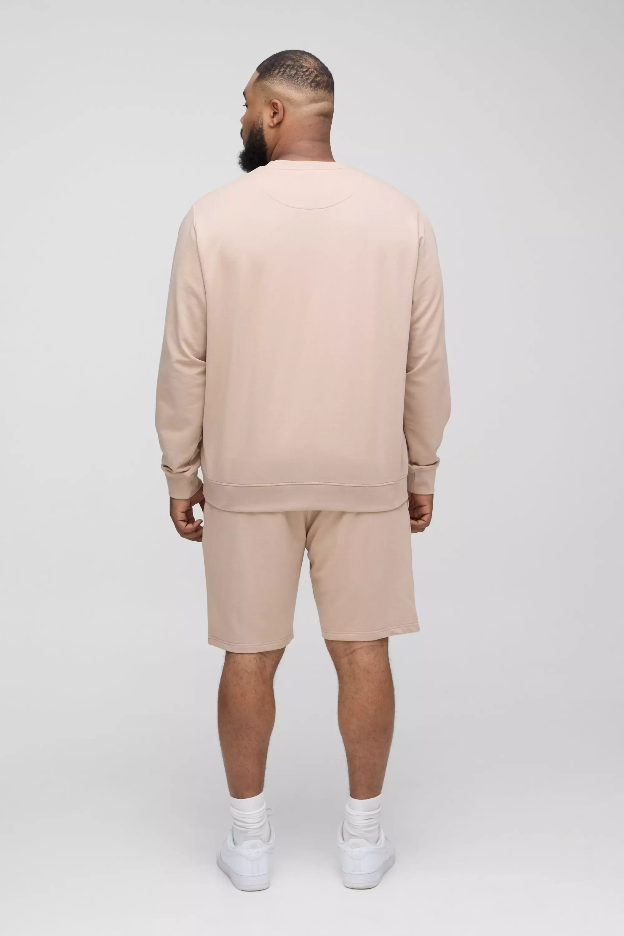 Grande taille - Sweat basique, Mocha autre image