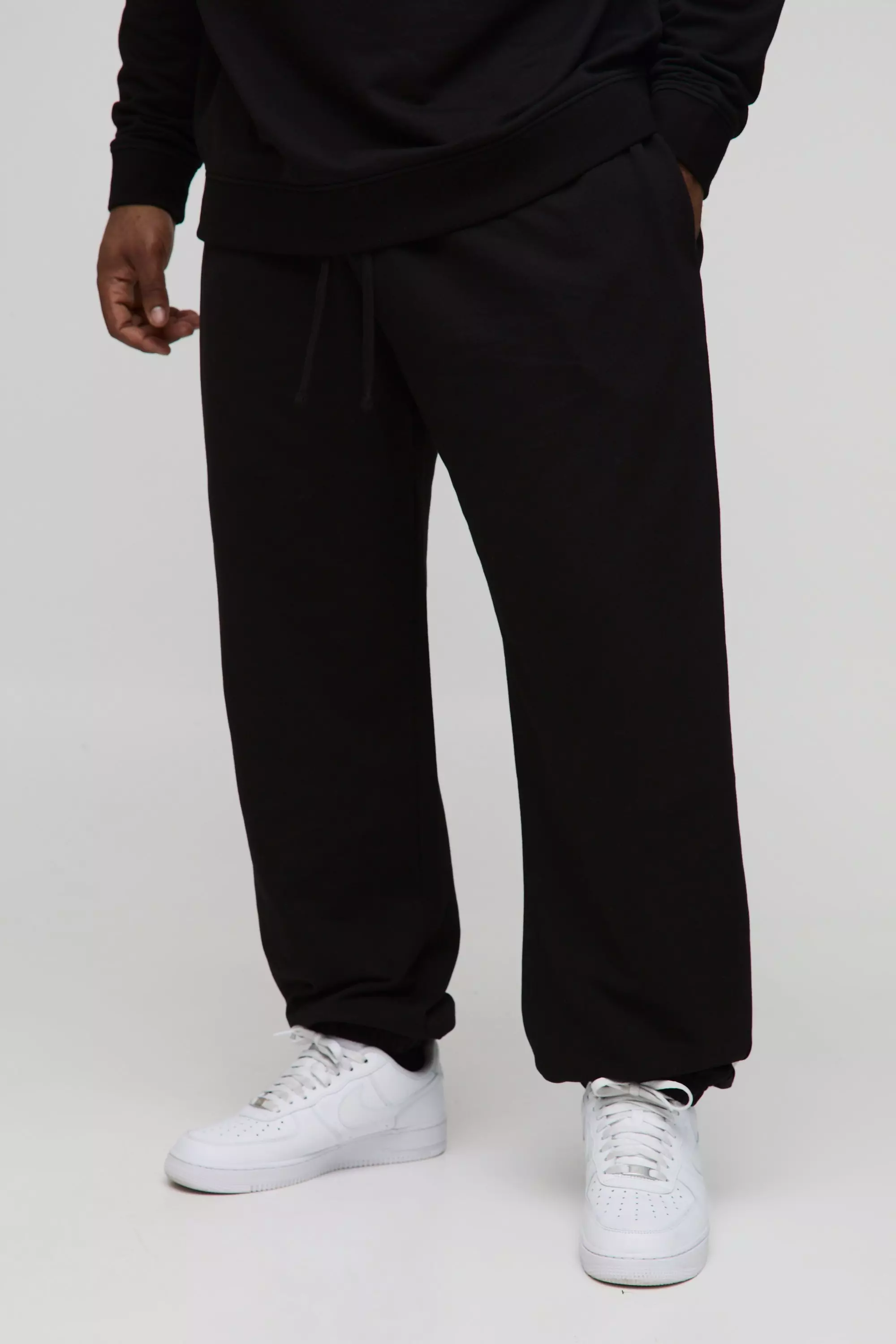 Plus Oversize Basic Jogginghose, Black alternatives Bild