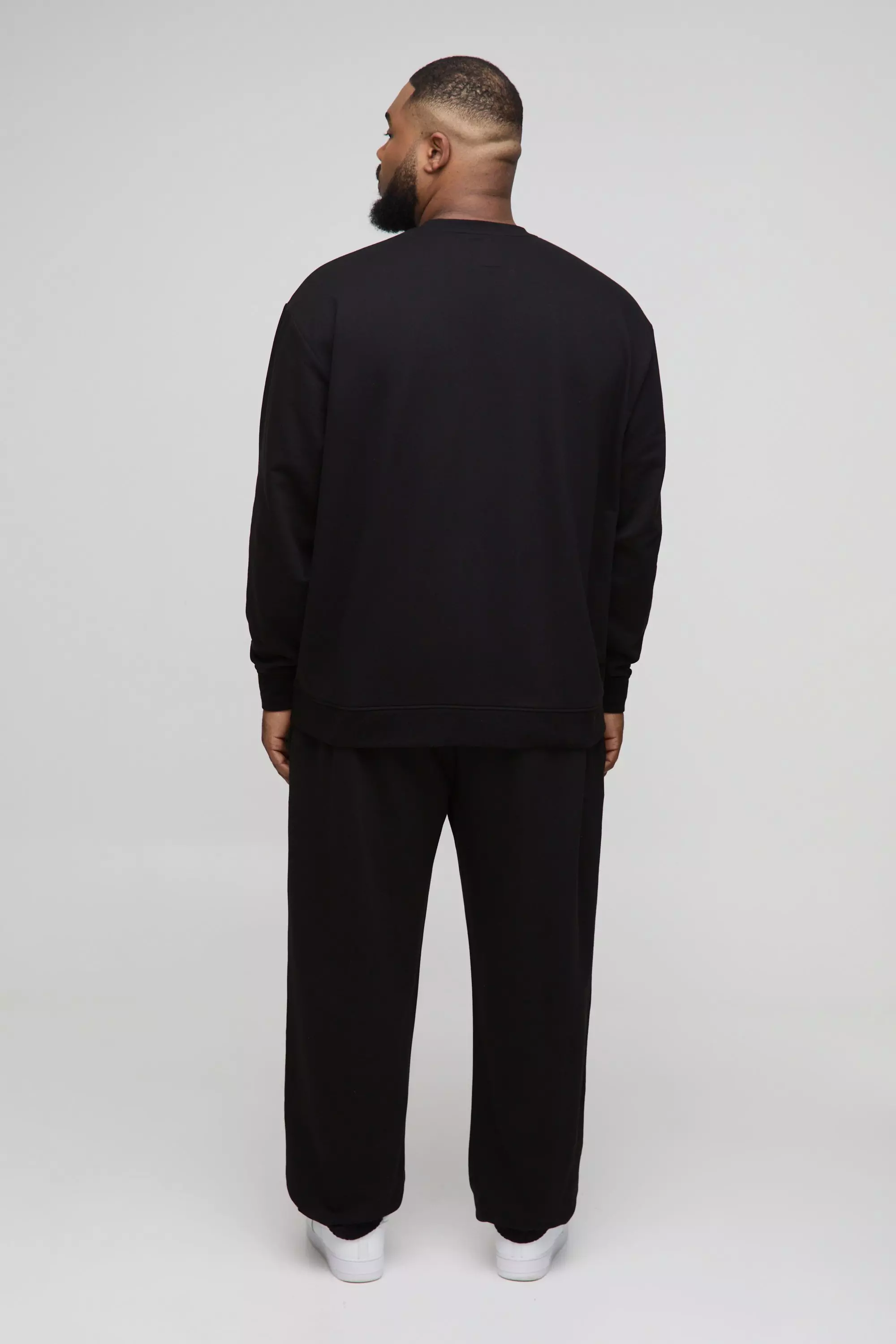 Plus Oversize Basic Jogginghose, Black alternatives Bild