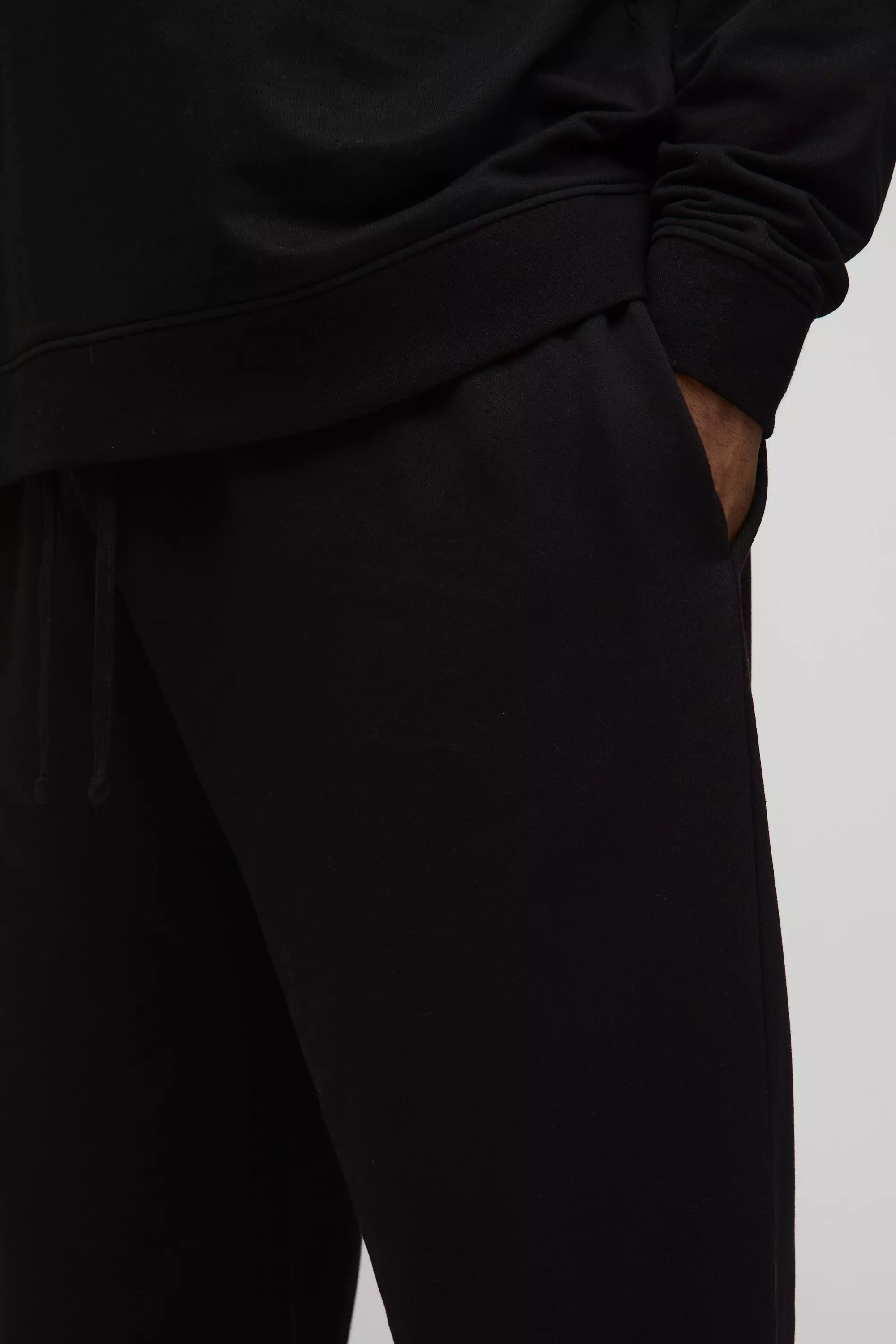 Plus Oversize Basic Jogginghose, Black alternatives Bild