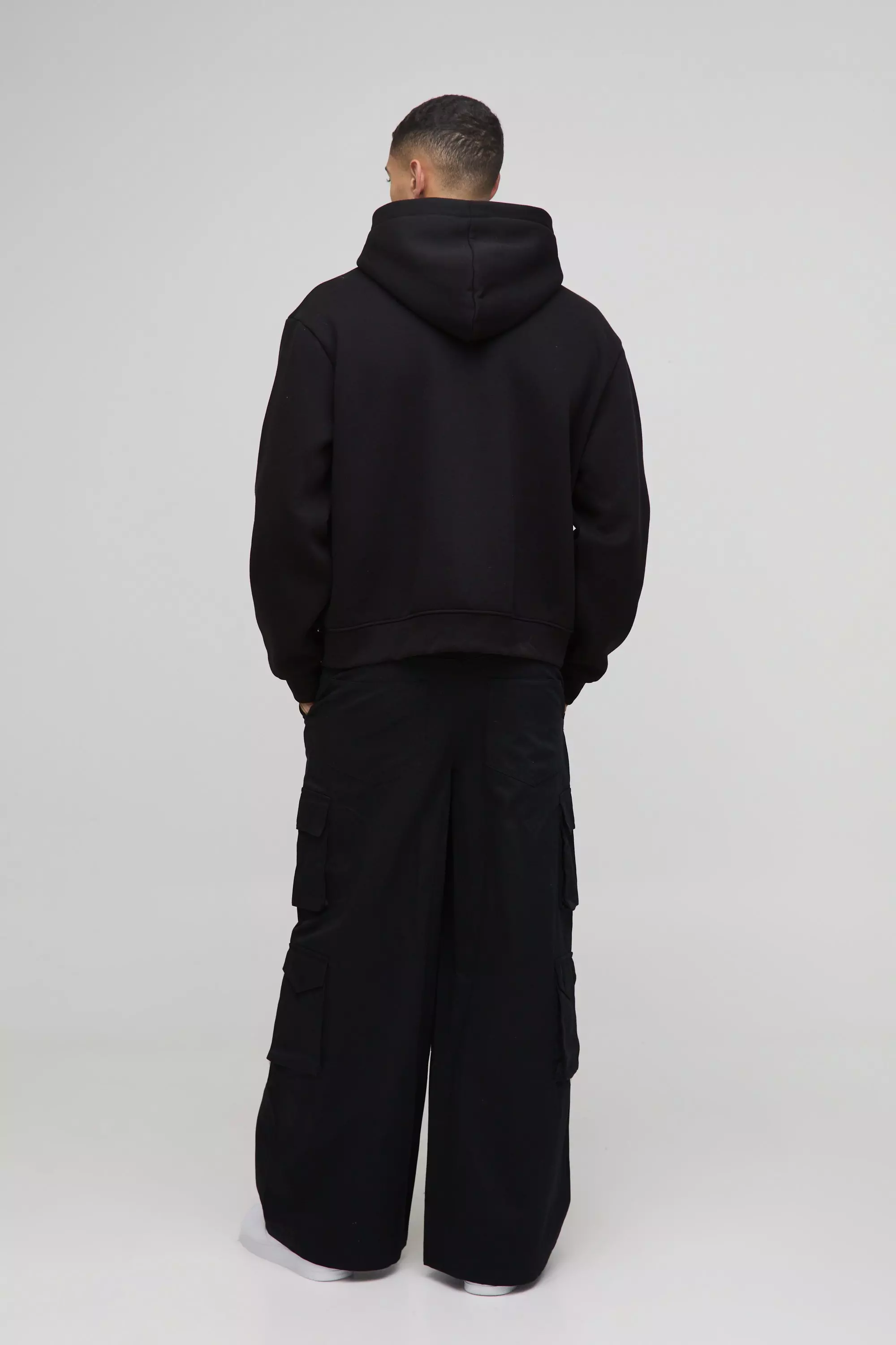 Extreme Baggy Rigid Multi Cargo Pocket Pants | boohooMAN USA