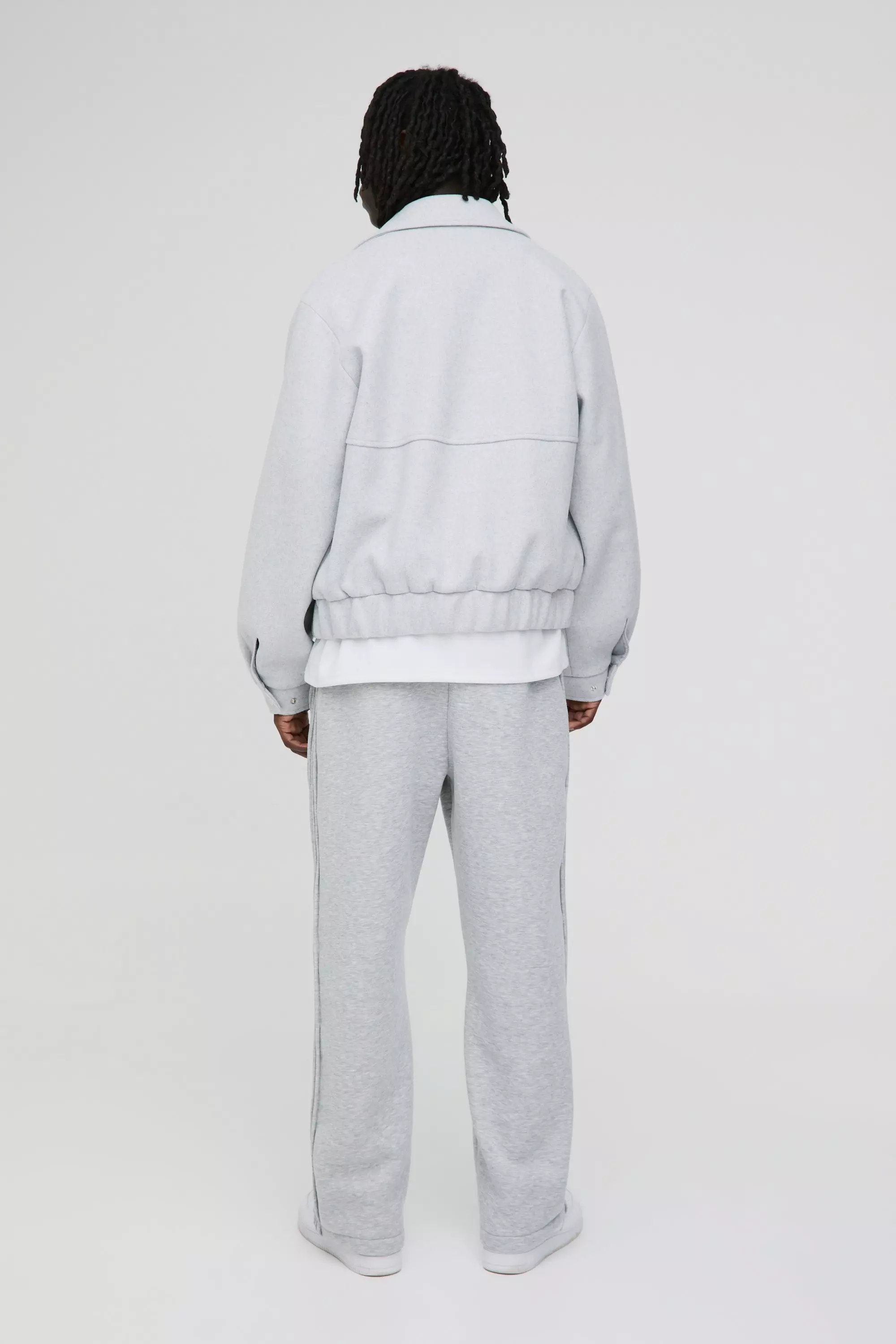 Straight Leg Pintuck Detail Jogger | boohooMAN AU