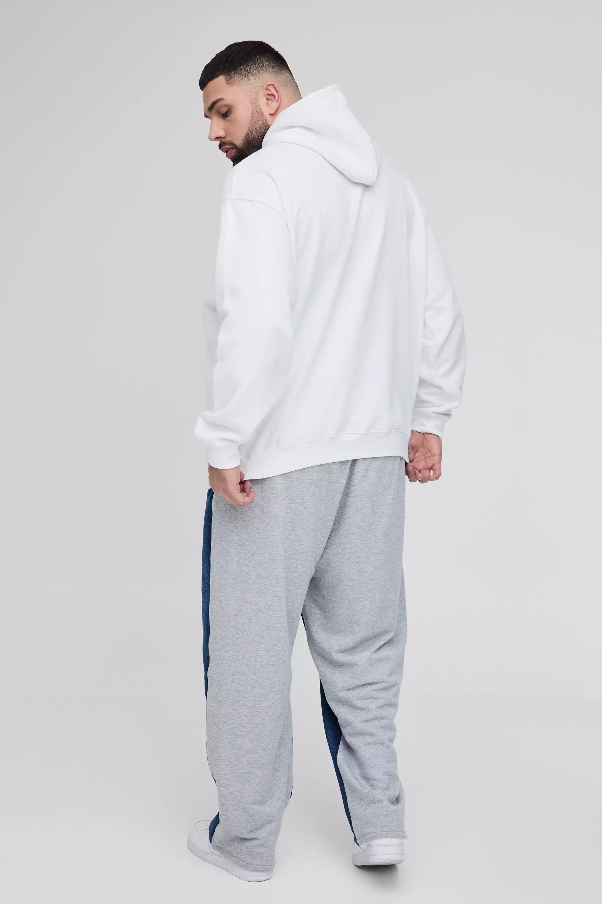 White Plus New York Graphic Oversized Hoodie alternative image