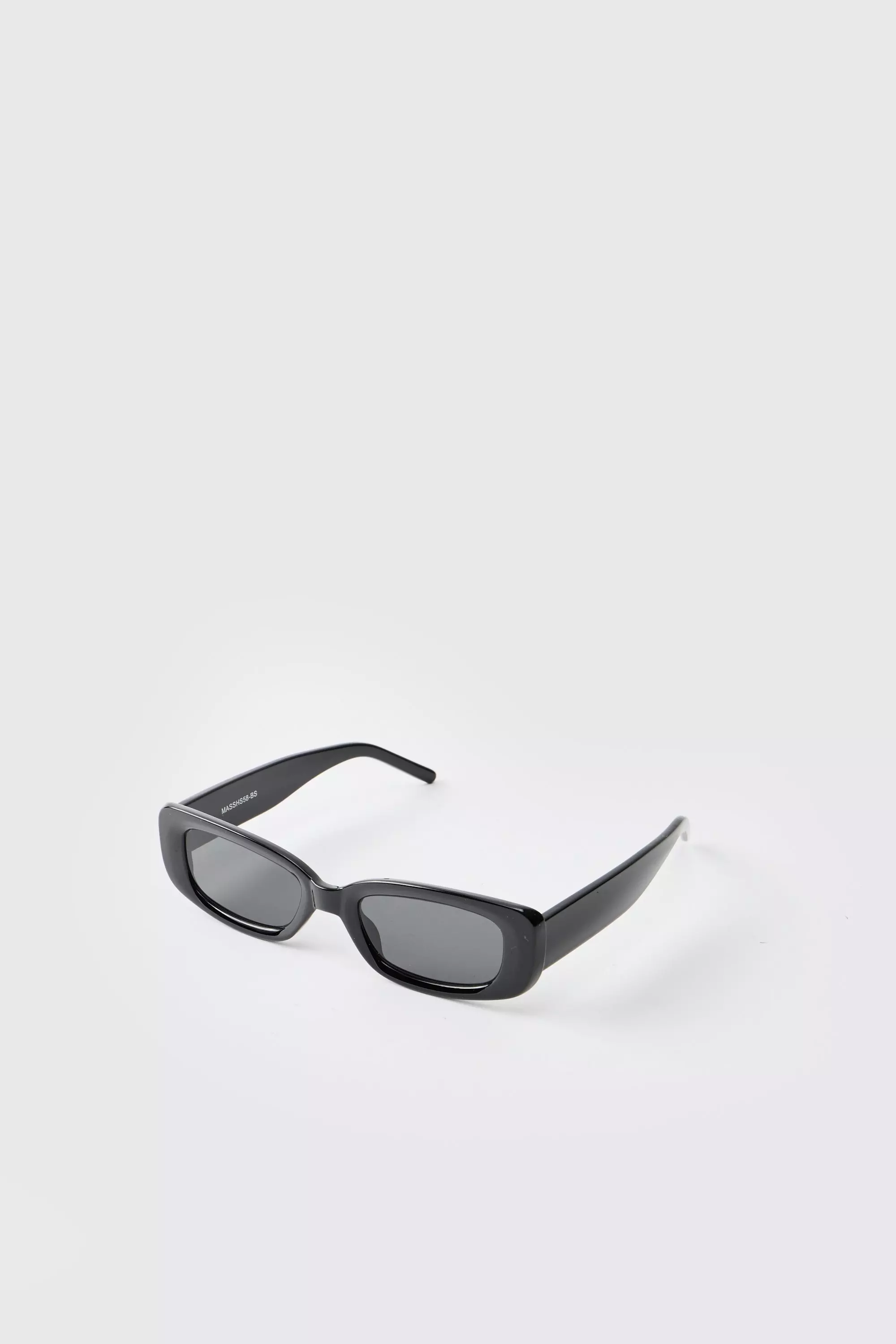 Eckige grüne und schwarze Plastik-Sonnenbrille, Black alternatives Bild