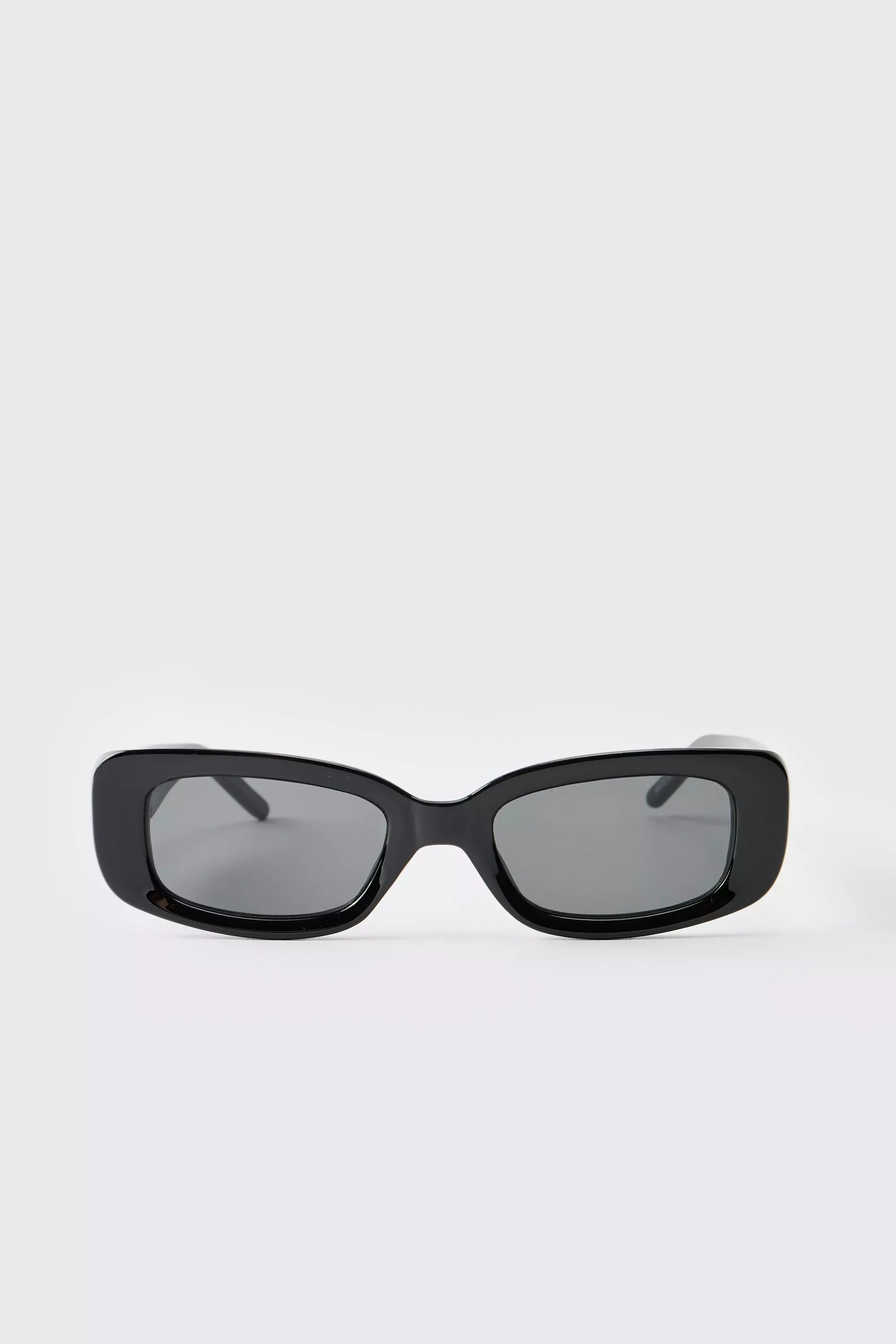 Eckige grüne und schwarze Plastik-Sonnenbrille, Black alternatives Bild