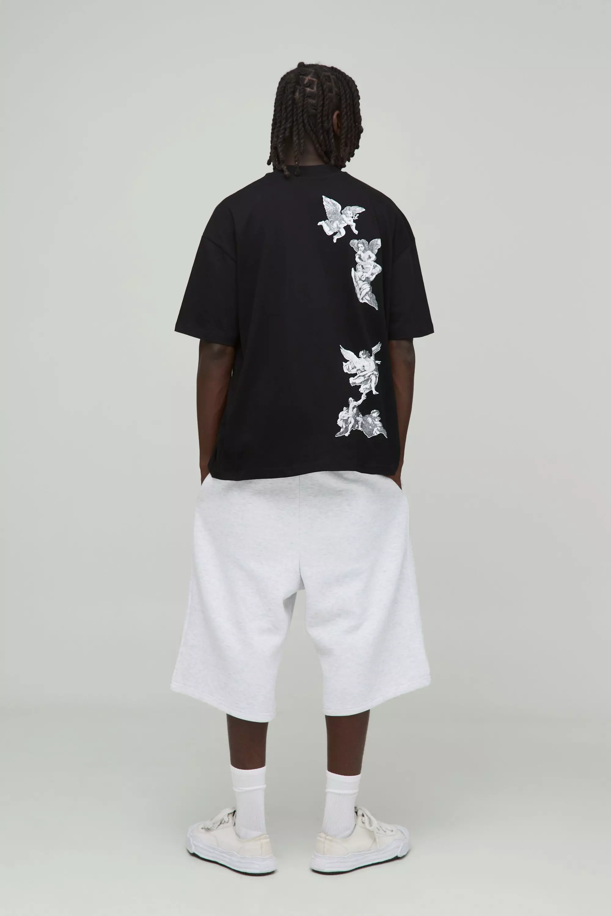 Oversized Renaissance Graphic T Shirt | boohooMAN USA