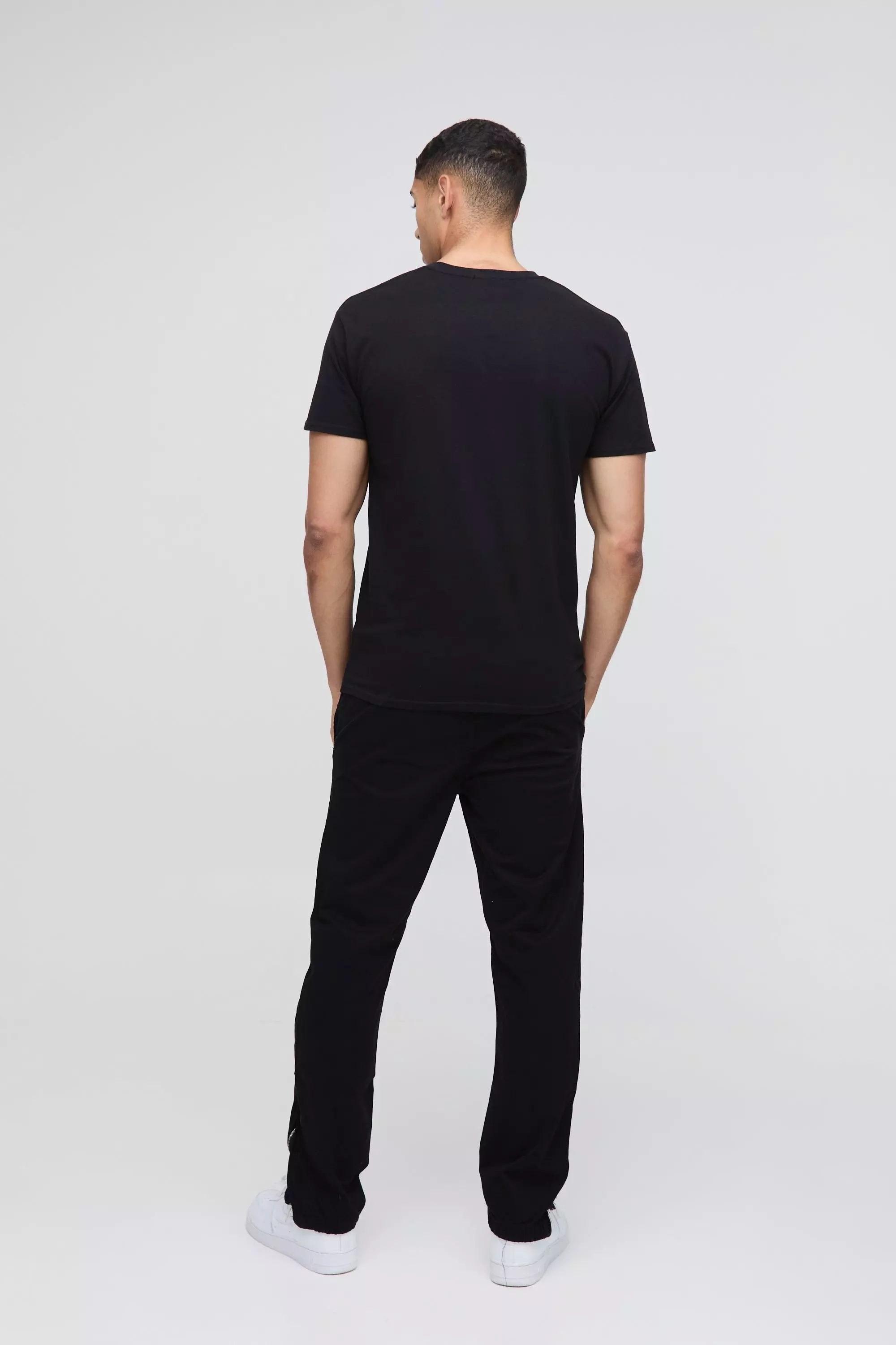 T-shirt à imprimé cœur et strass, Black autre image