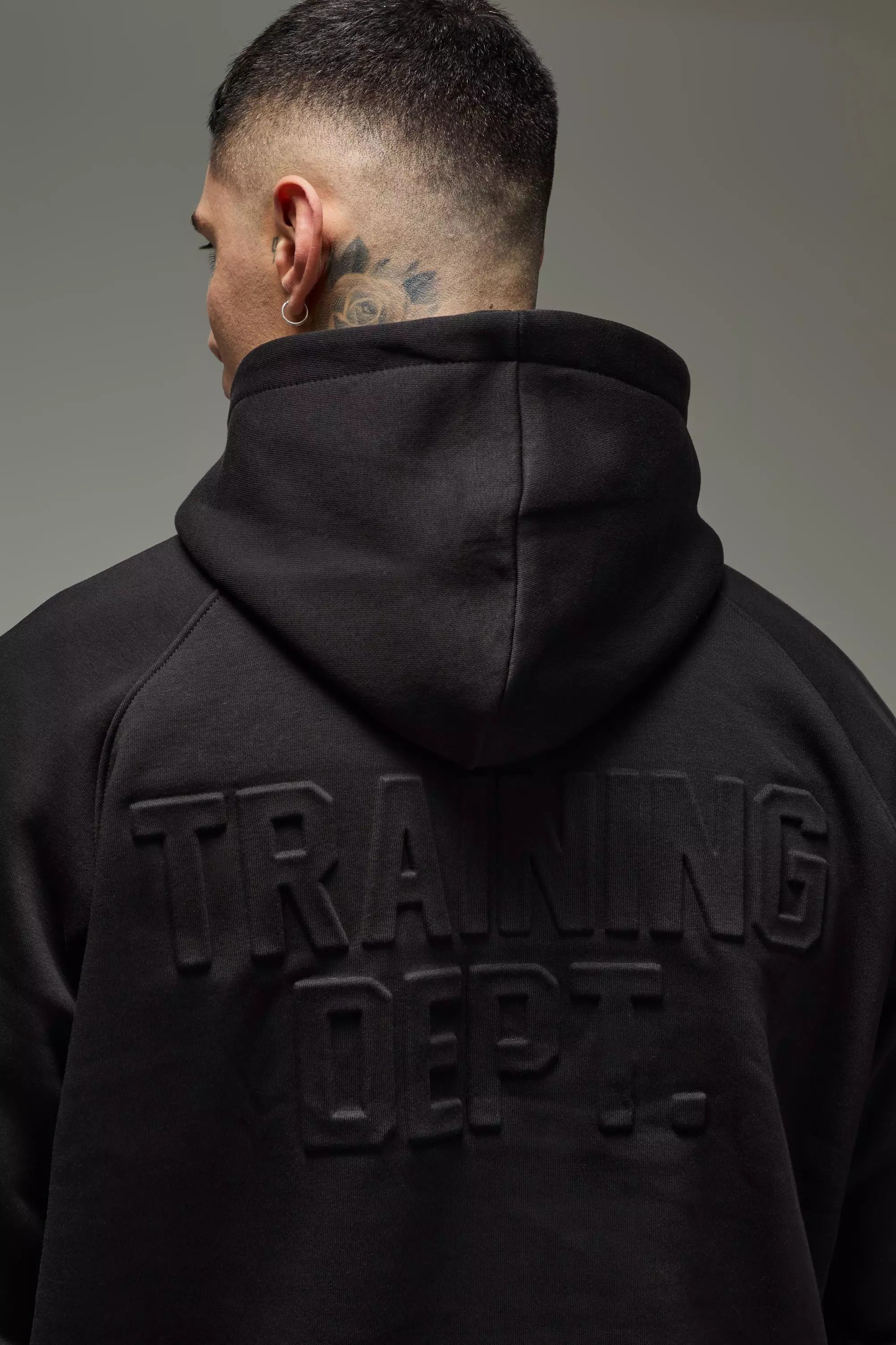 Official Boxy Fit Zip Through Hoodie | boohooMAN USA