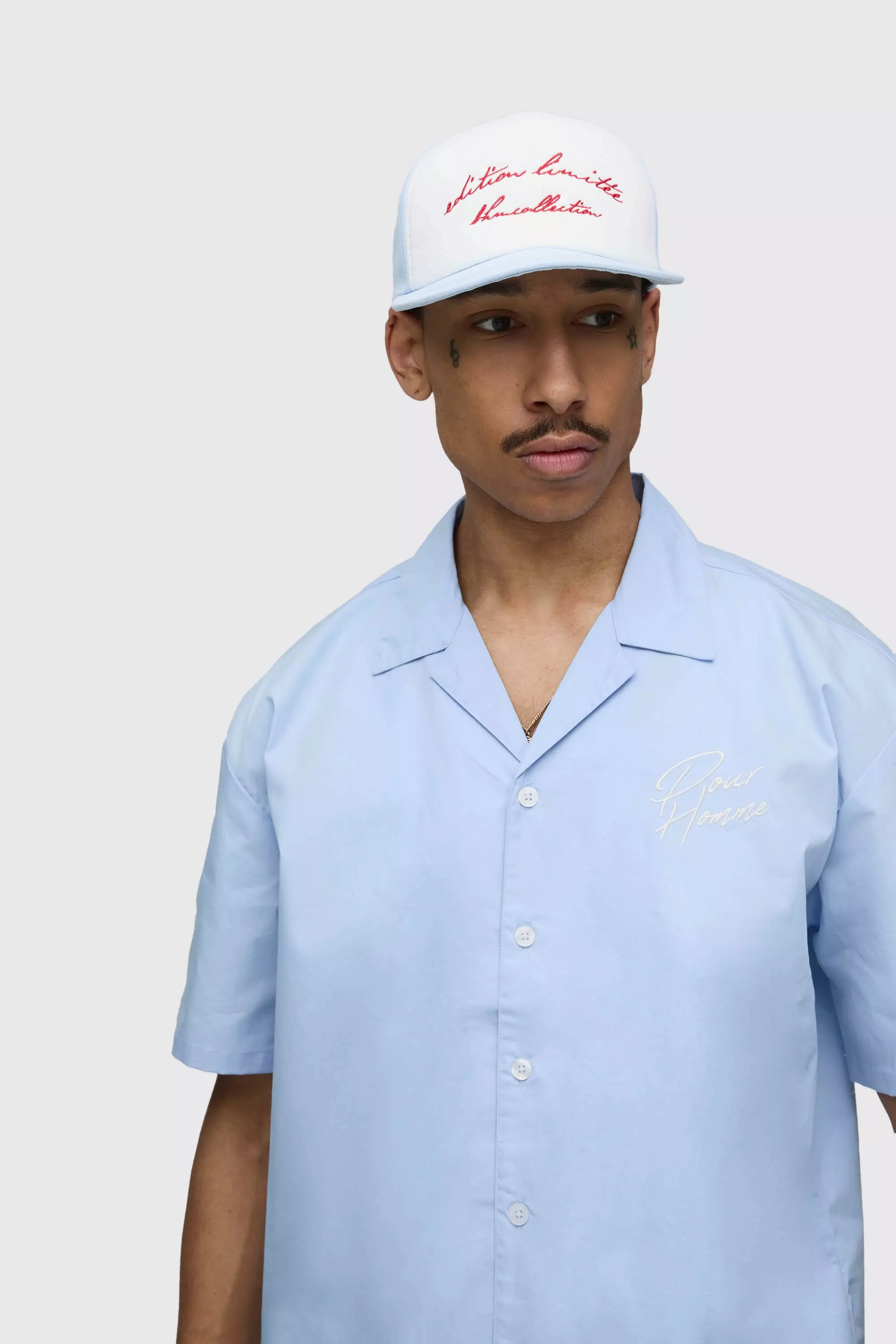 Light blue Limited Edition Keperstof Pet Met Tekst alternatieve afbeelding