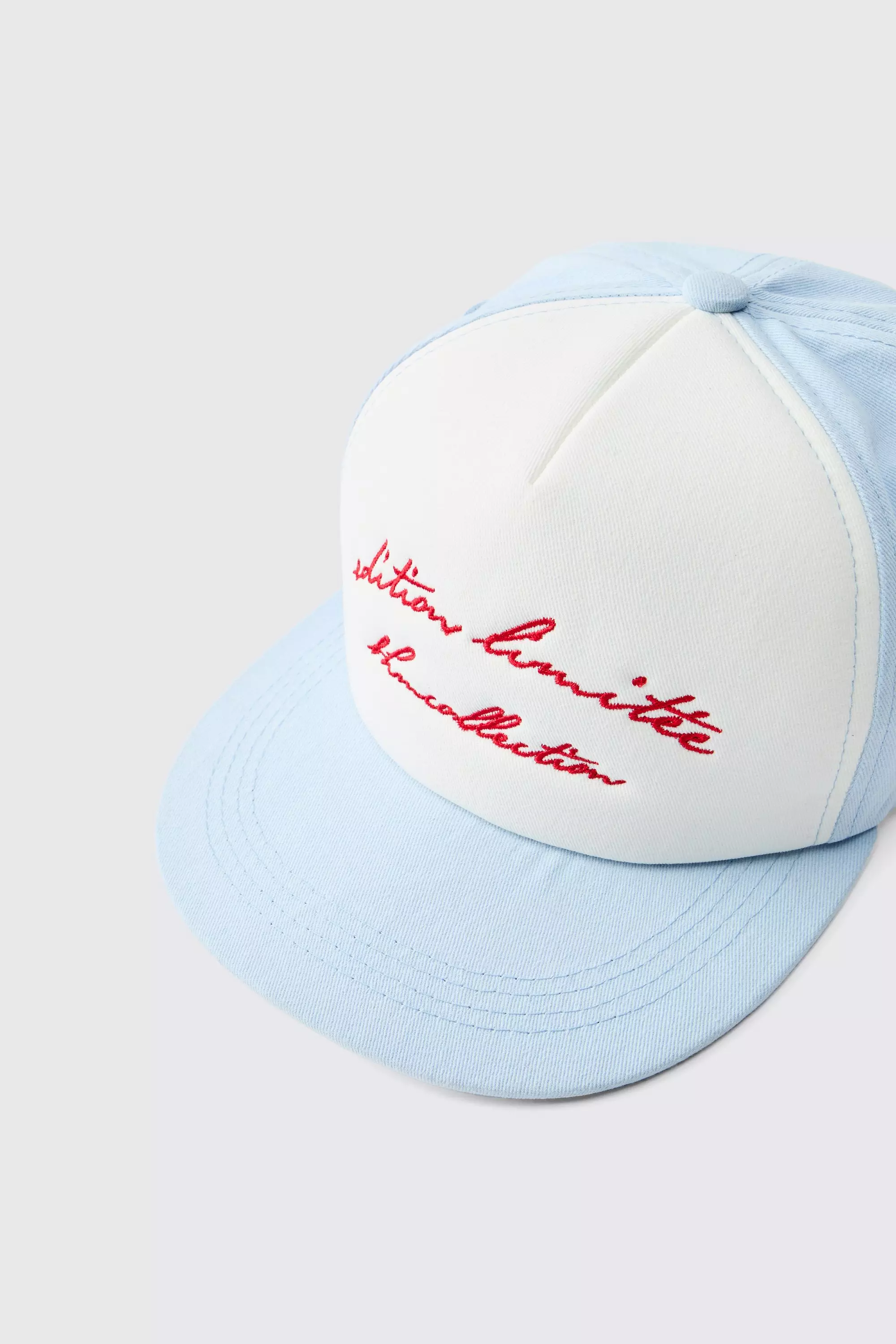 Light blue Twill Front Limited Edition Slogan Cap alternative image