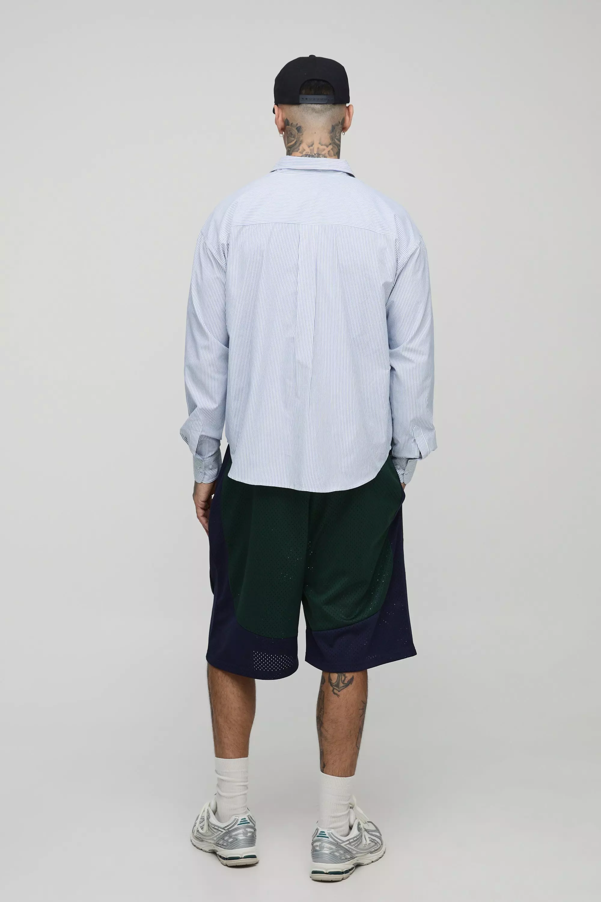 Tall - Chemise oversize à rayures, White autre image
