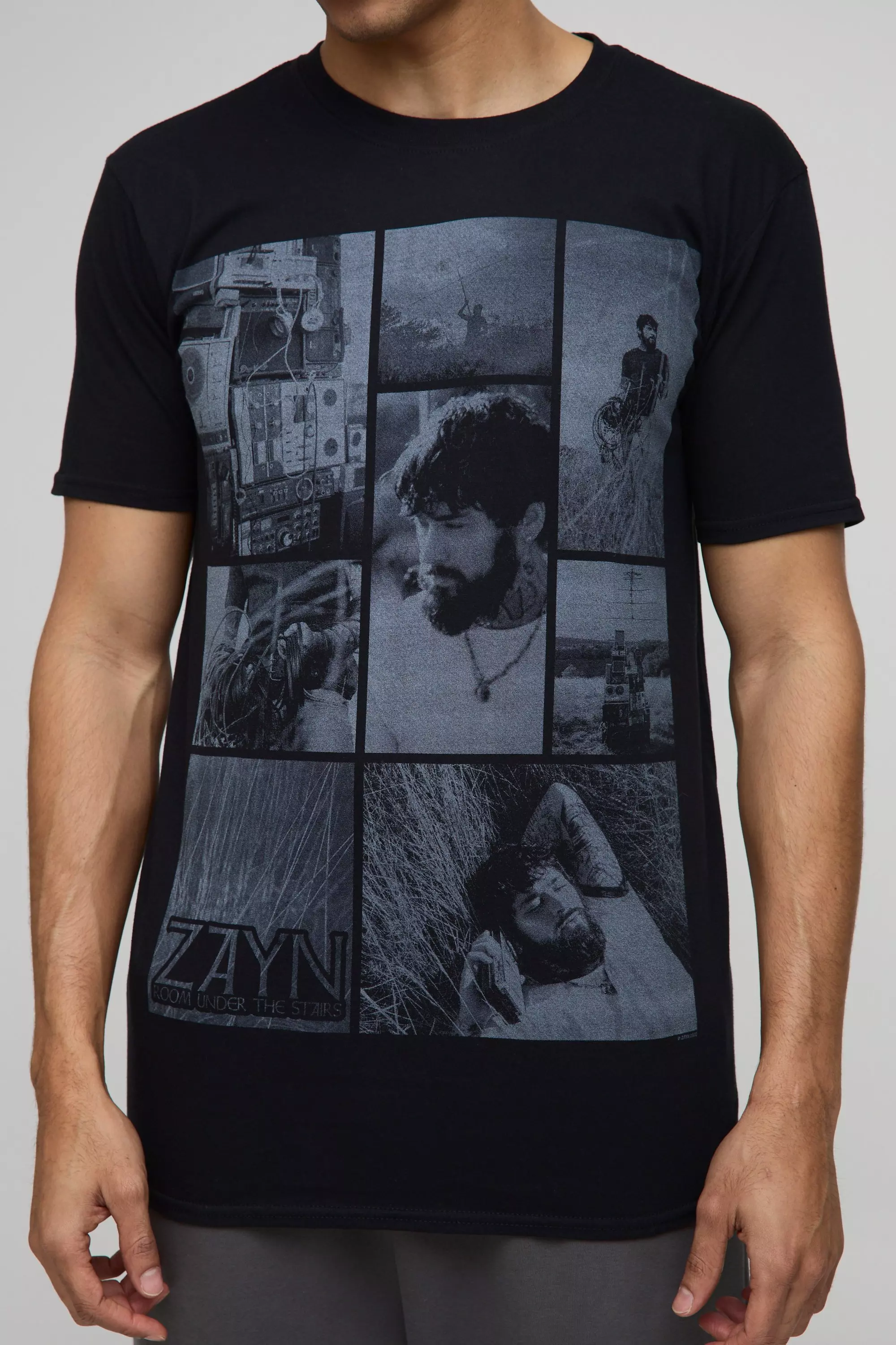 Regular Fit Zayn Malik License Graphic T Shirt | boohooMAN USA