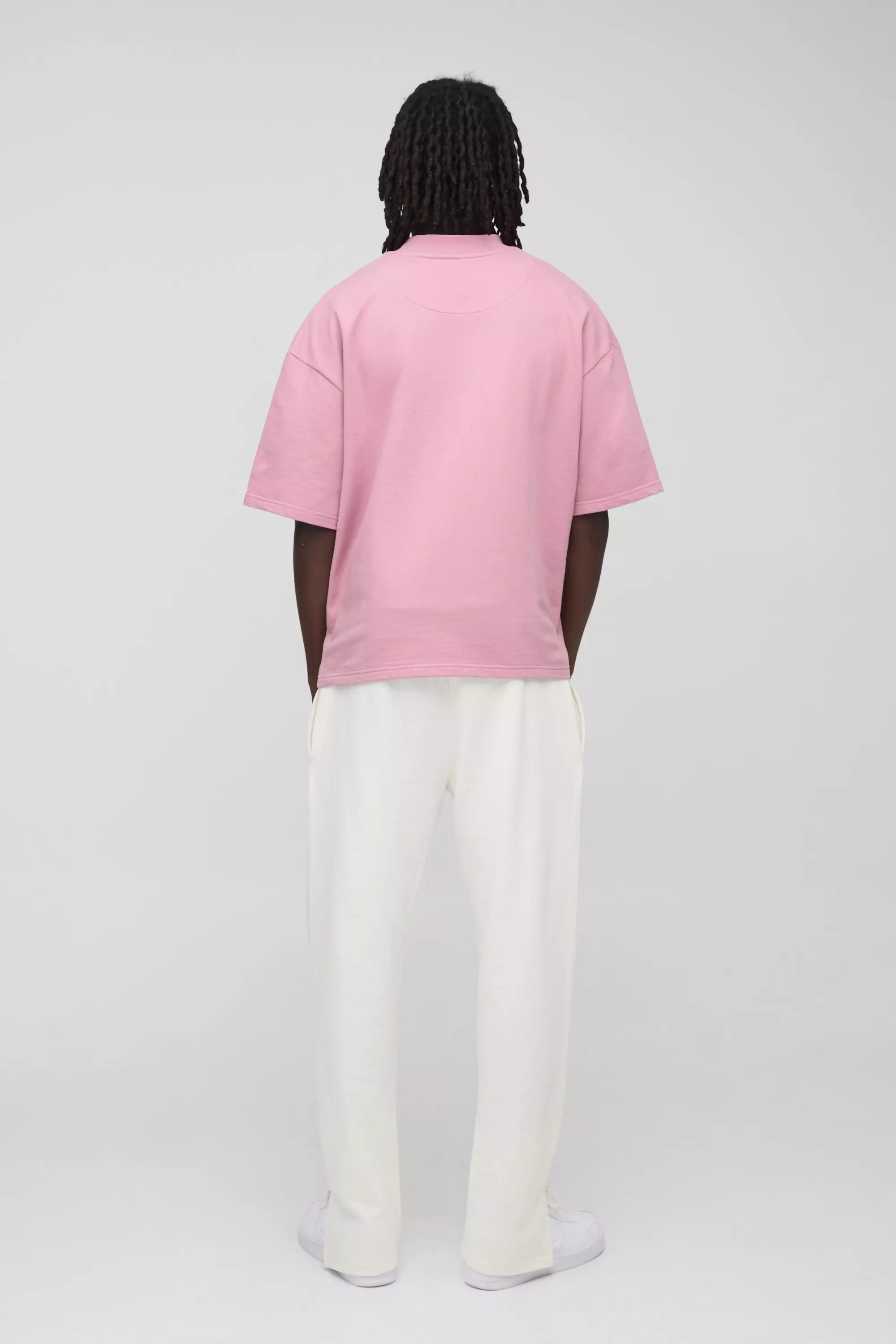 Oversized Boxy Extended Neck Heavyweight T-Shirt | boohooMAN USA