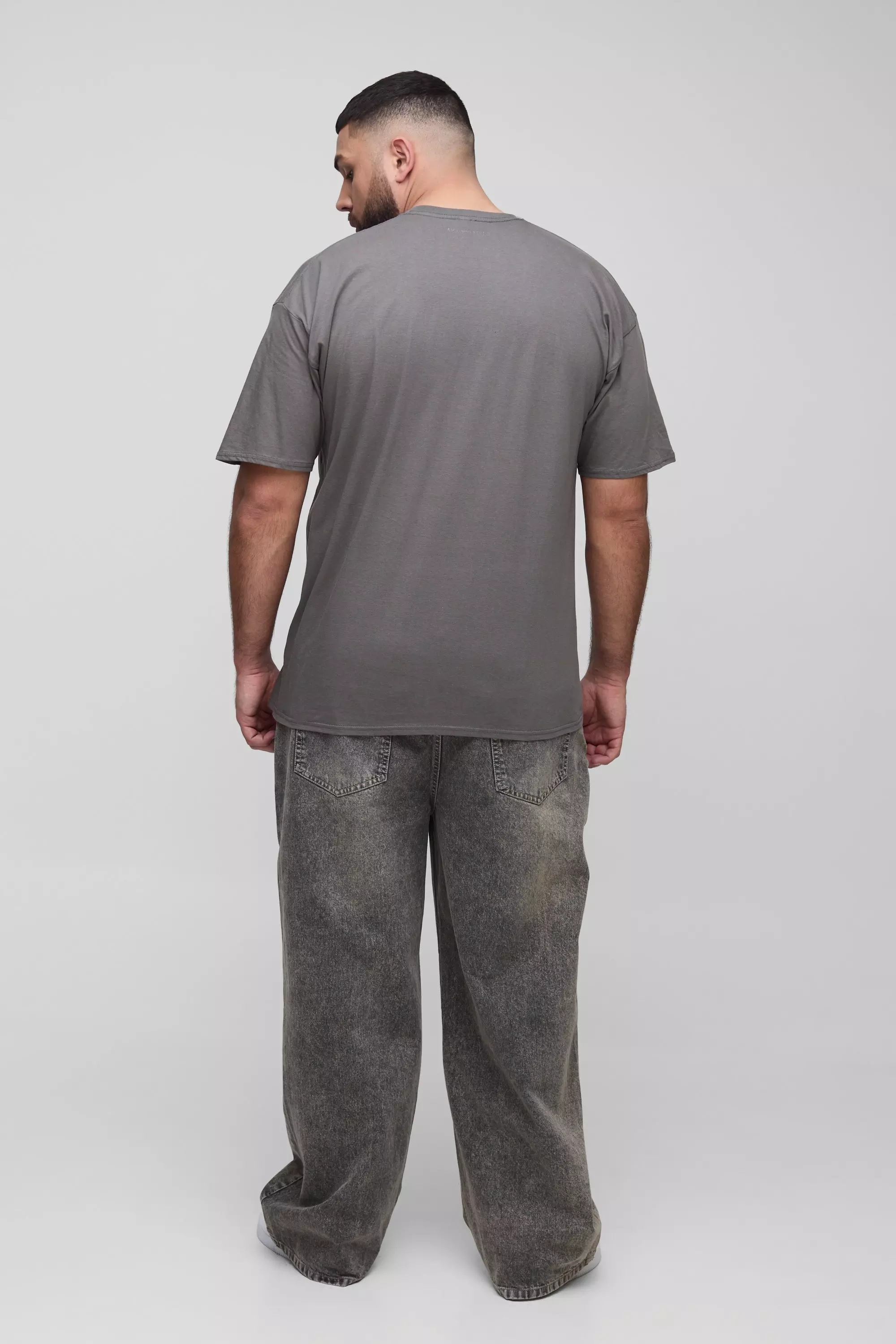 Charcoal Plus Nirvana License Print T-Shirt alternative image