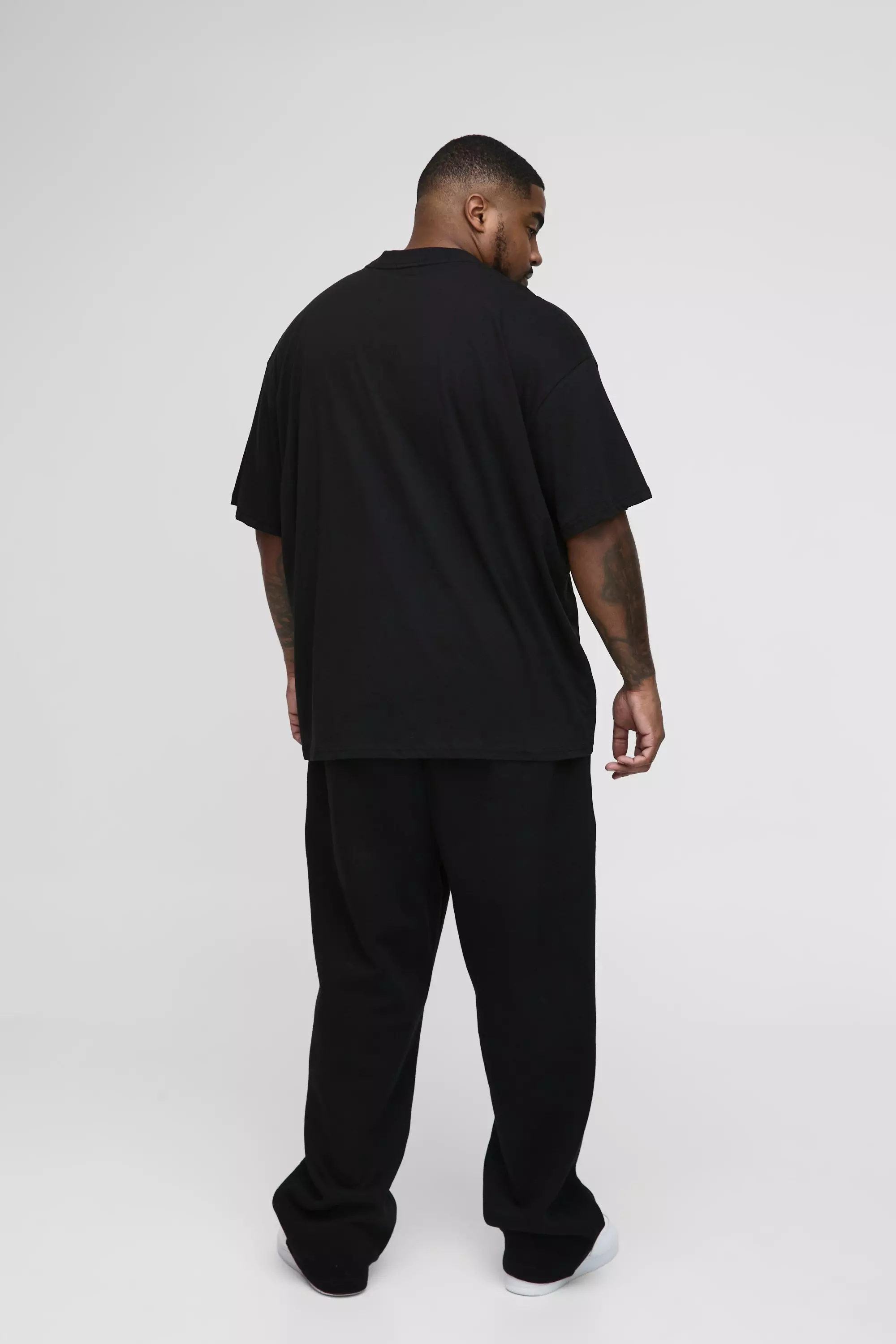 Black Plus Notorious BIG License Print T-Shirt alternative image