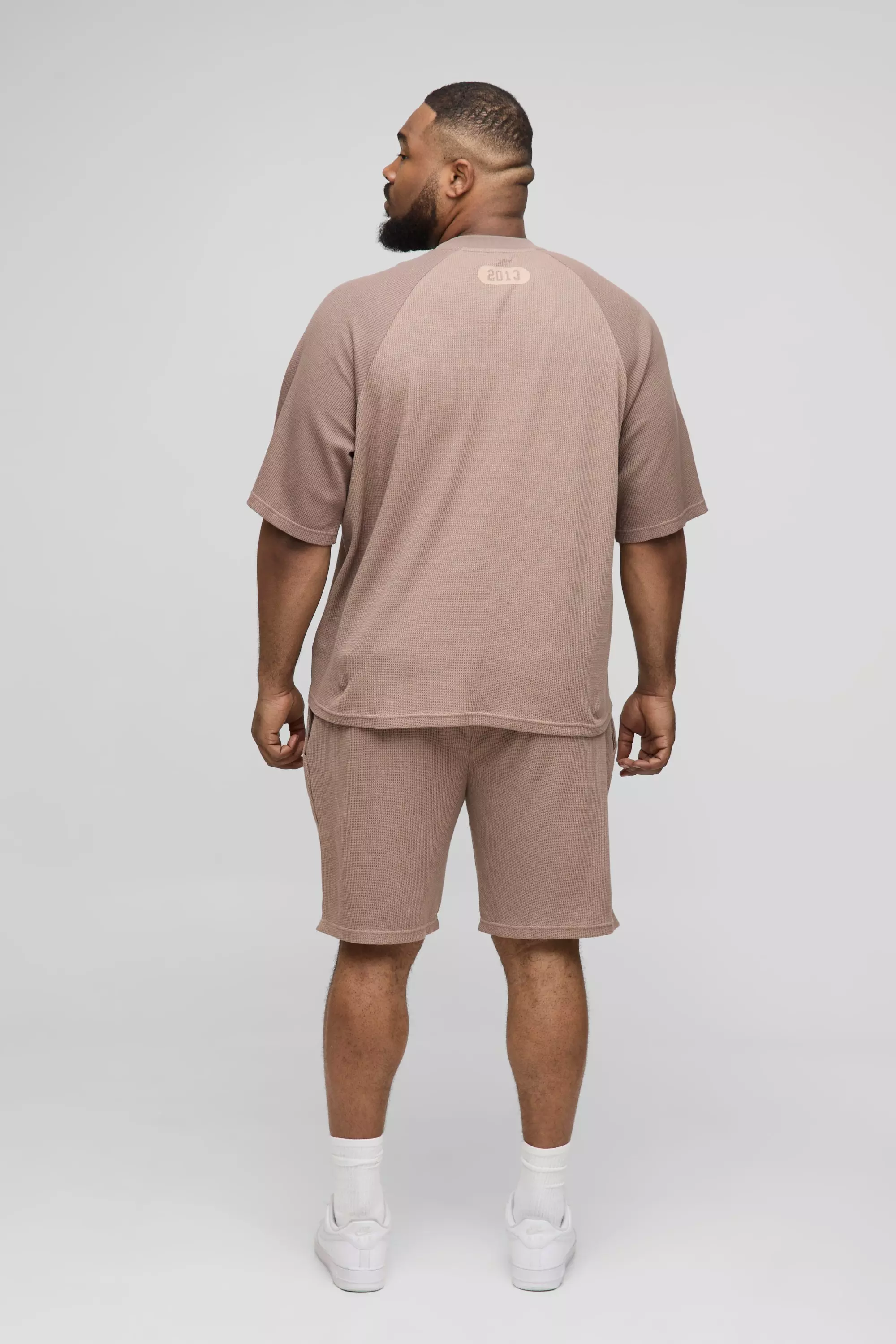 Grande taille - Short large en jersey, Brown autre image