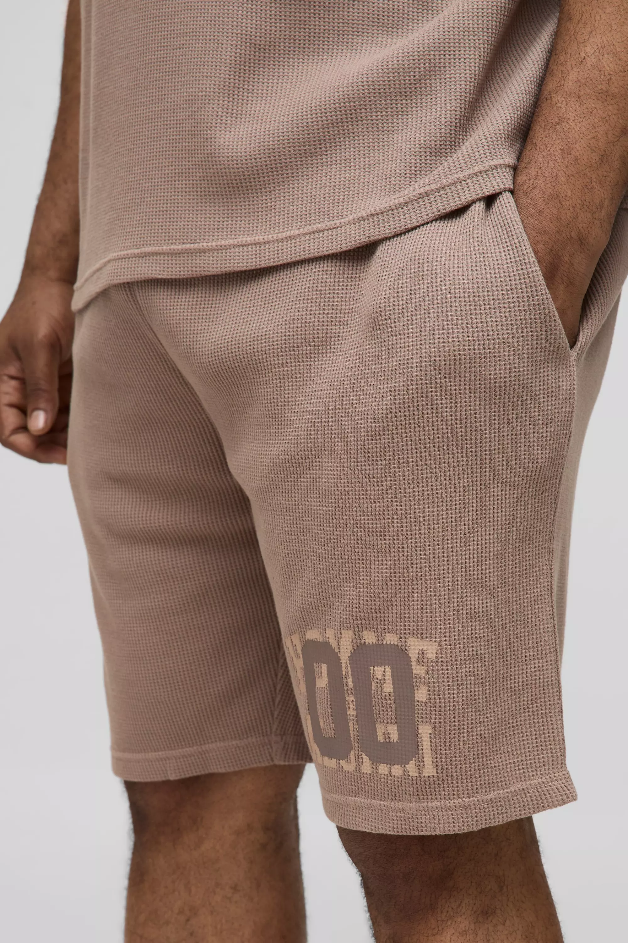 Grande taille - Short large en jersey, Brown autre image