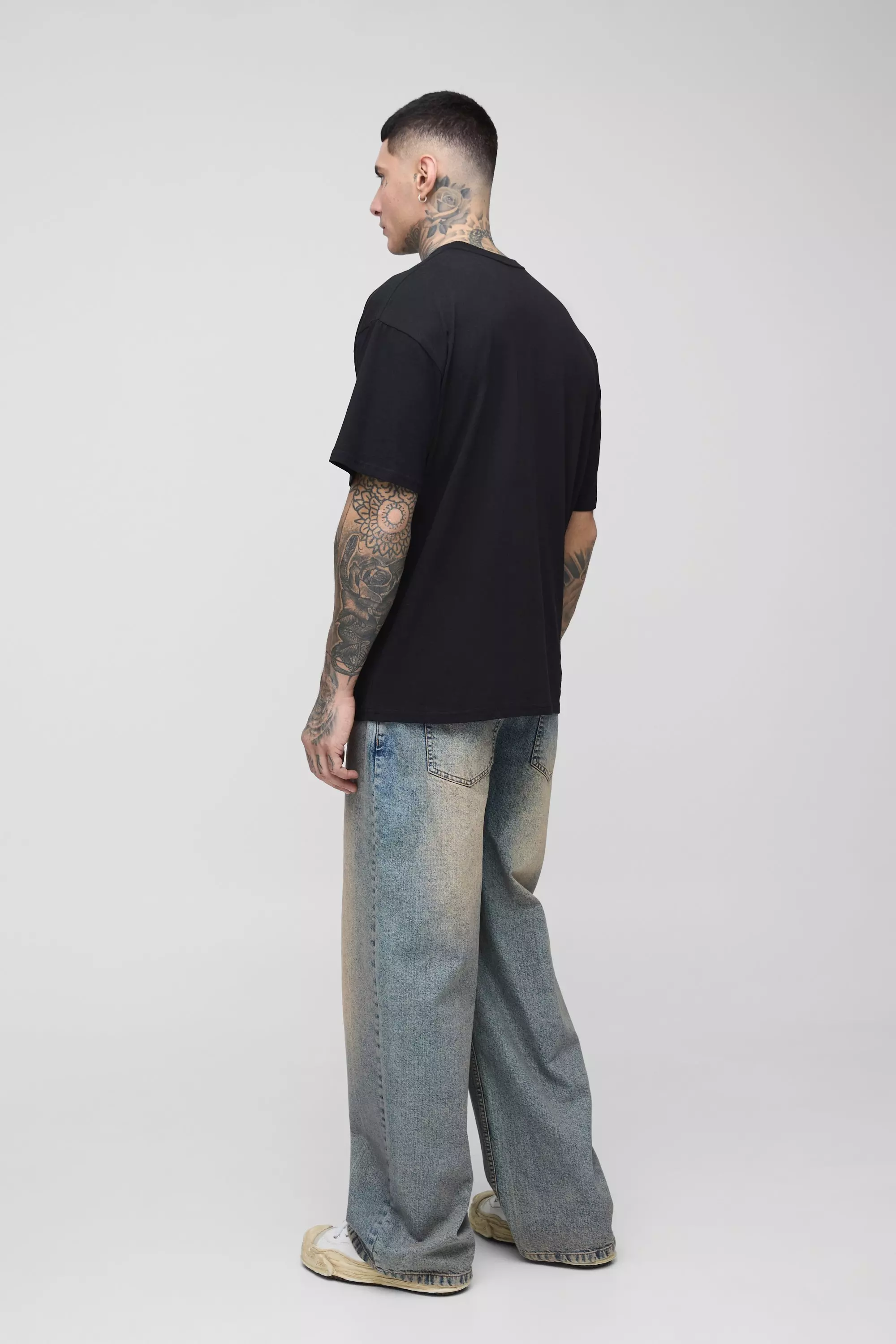 Tall - T-shirt oversize à imprimé Notorious BIG, Black autre image