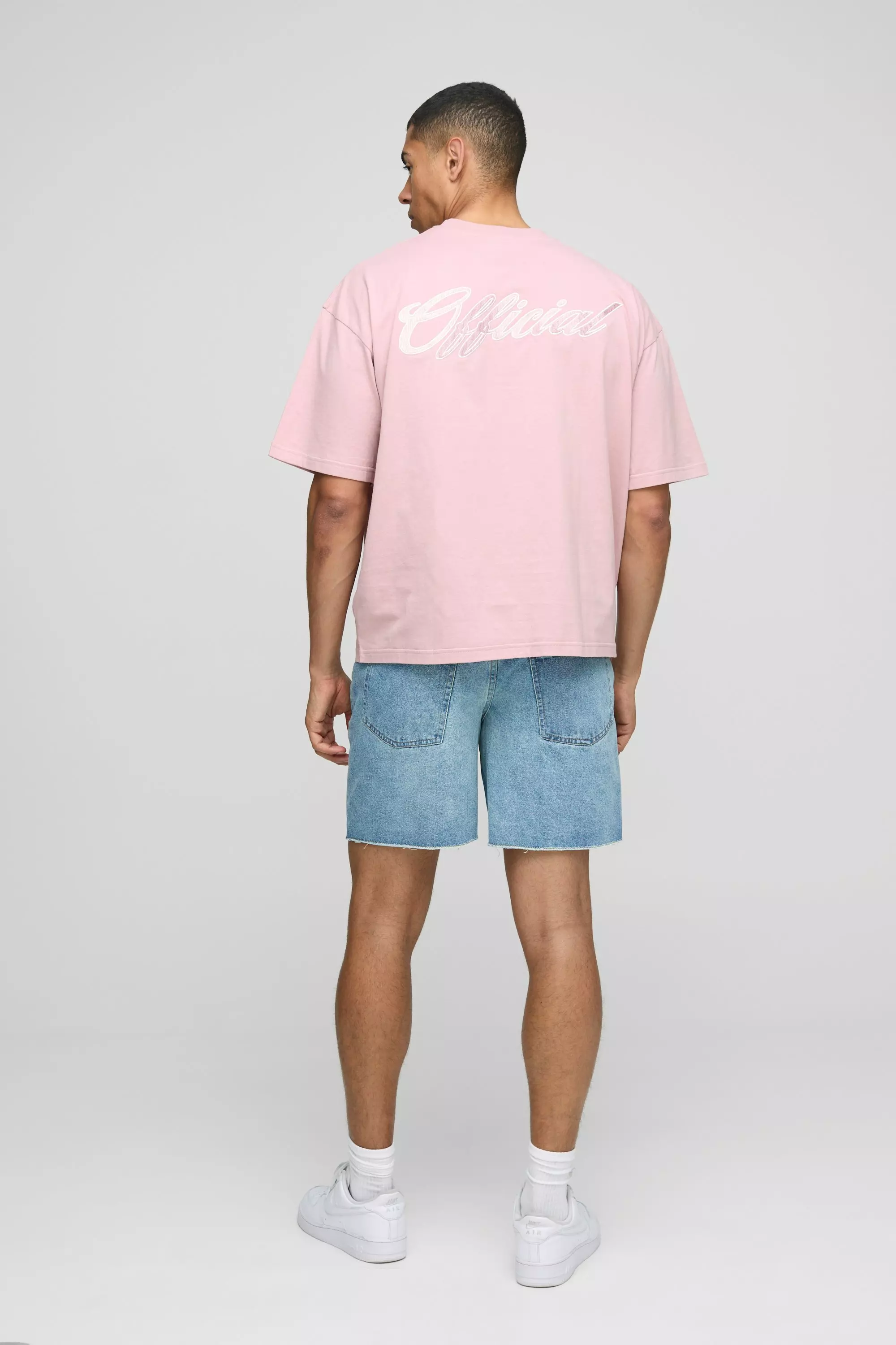 Light pink Official Boxy Extended Neck Official T-Shirt alternative image
