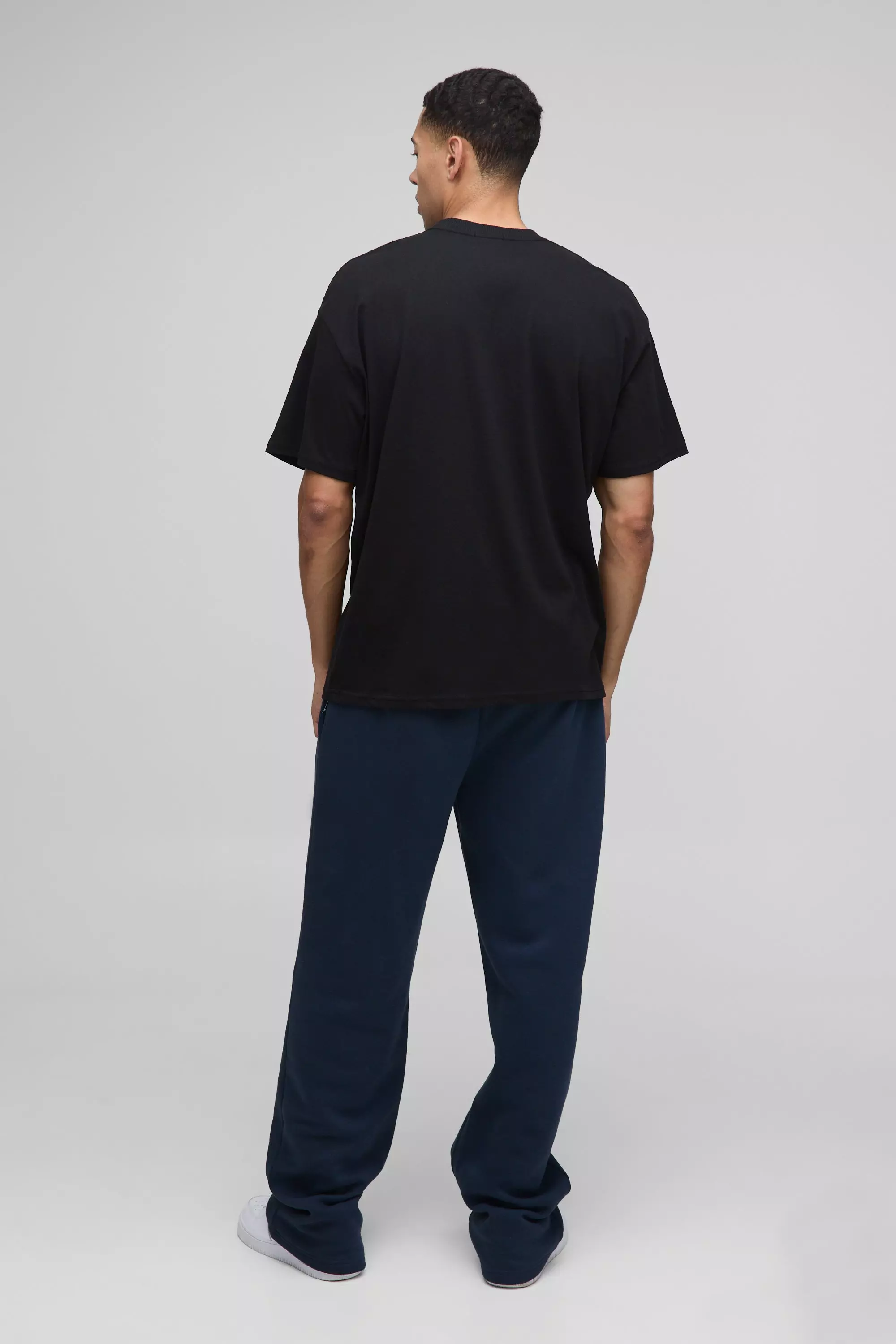Oversize T-Shirt mit Palmen-Print, Black alternatives Bild