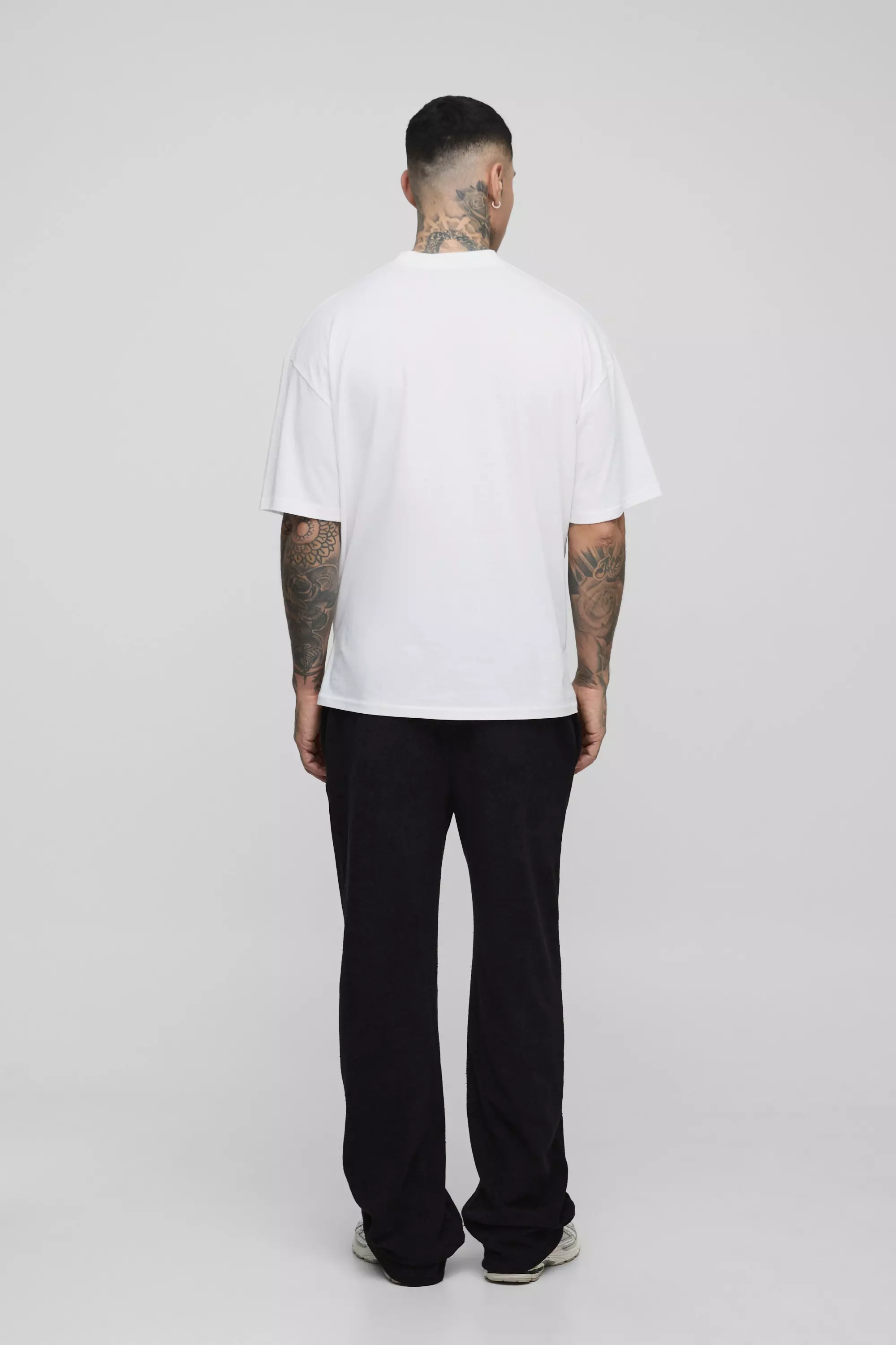 Black Tall Relaxed Fit Premium Towelling Jogger alternative image