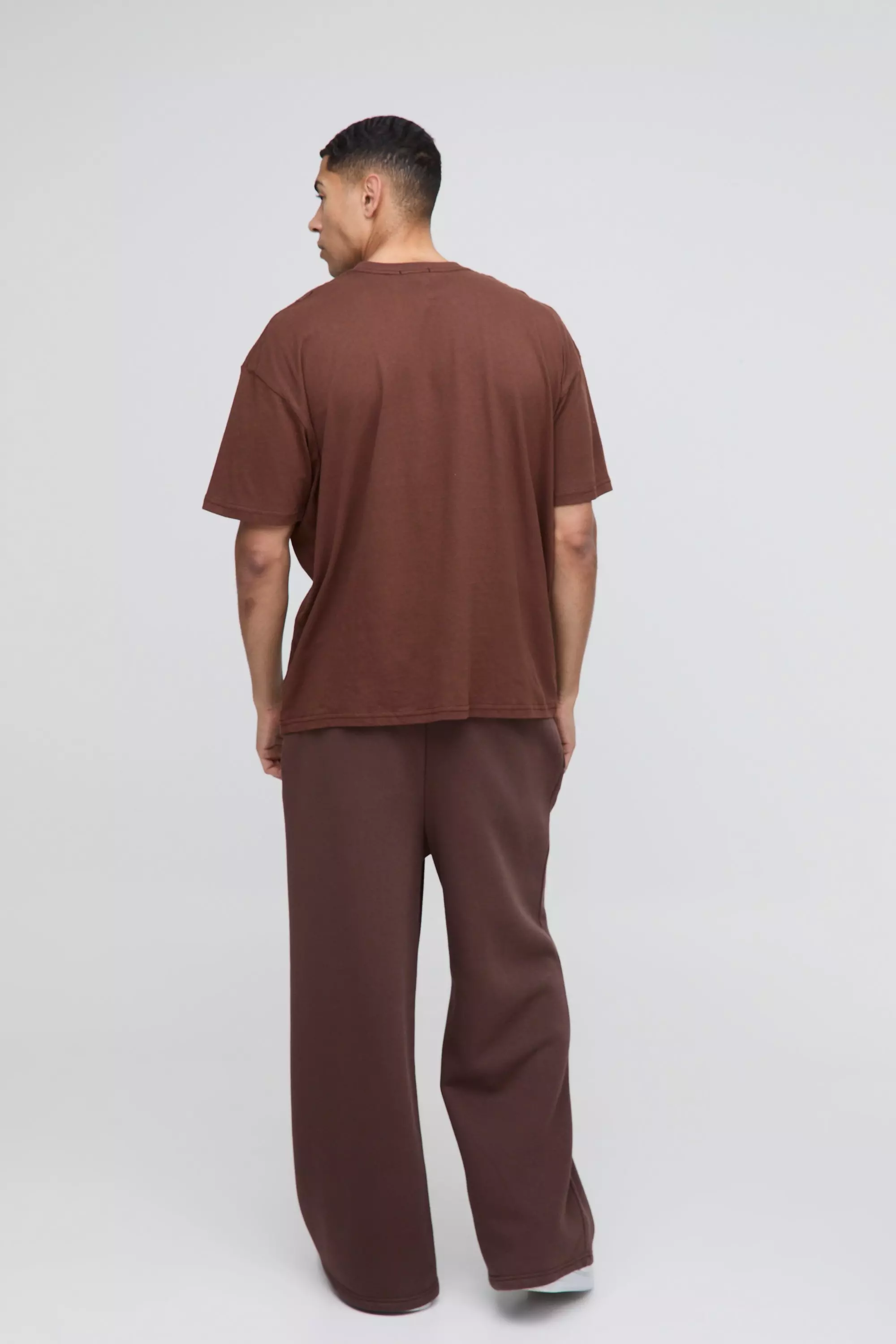 Oversize T-Shirt mit Monaco-Print, Chocolate alternatives Bild