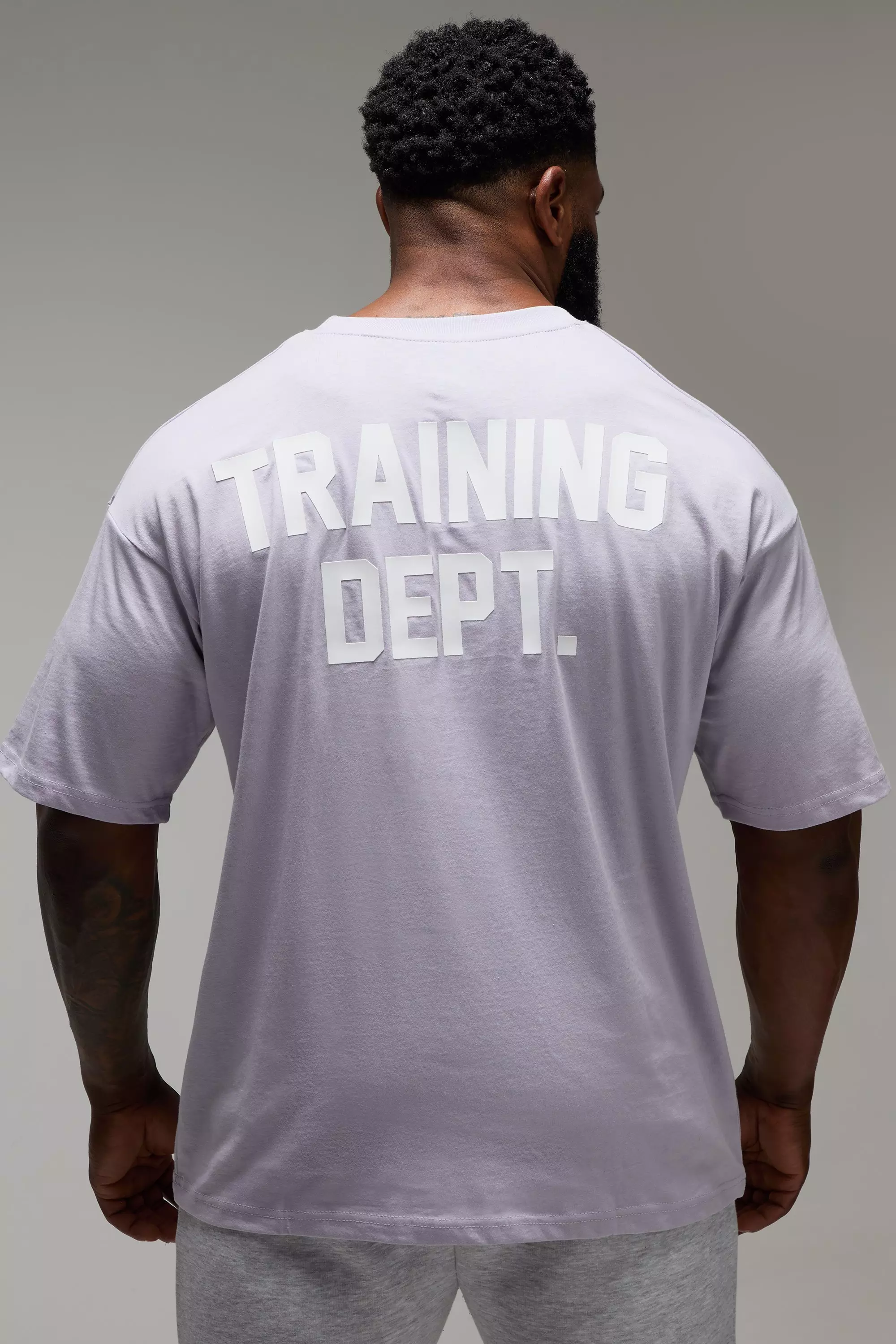 Man Active Training Dept Oversize T-Shirt, Lilac alternatives Bild