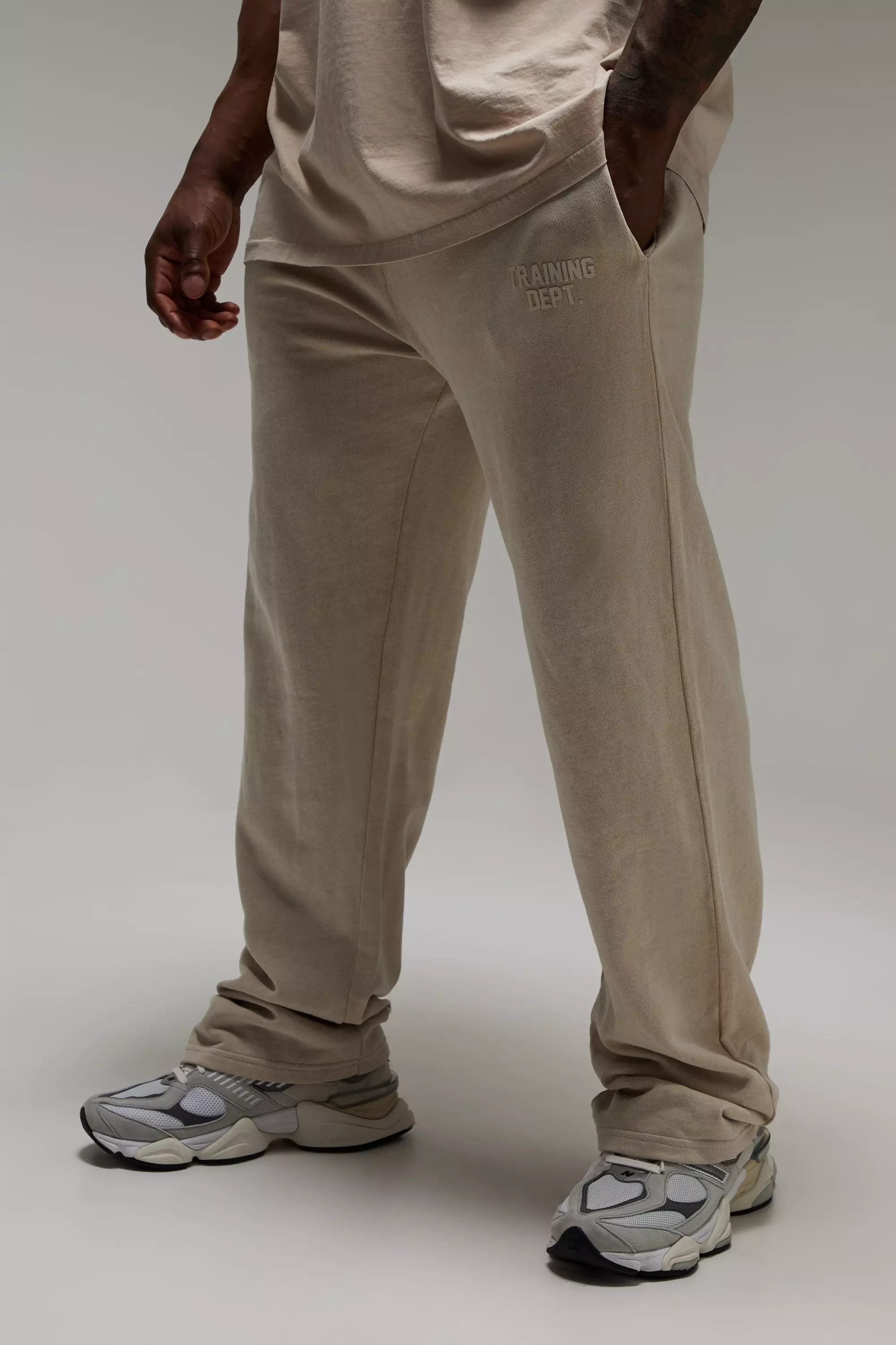 Stone Man Active Training Dept Washed Straight Leg Jogger alternative image