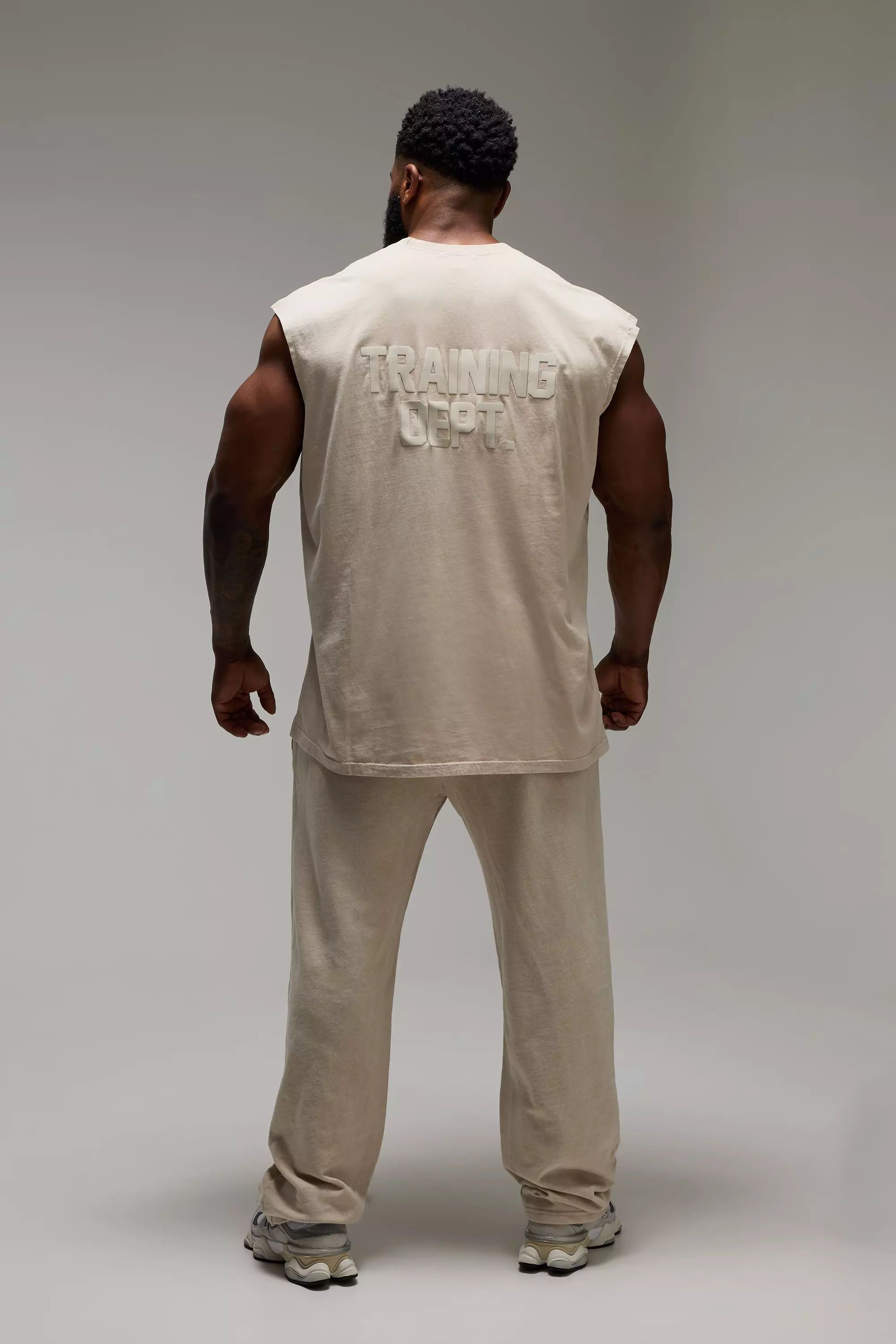 Stone Man Active Training Dept Washed Straight Leg Jogger alternative image