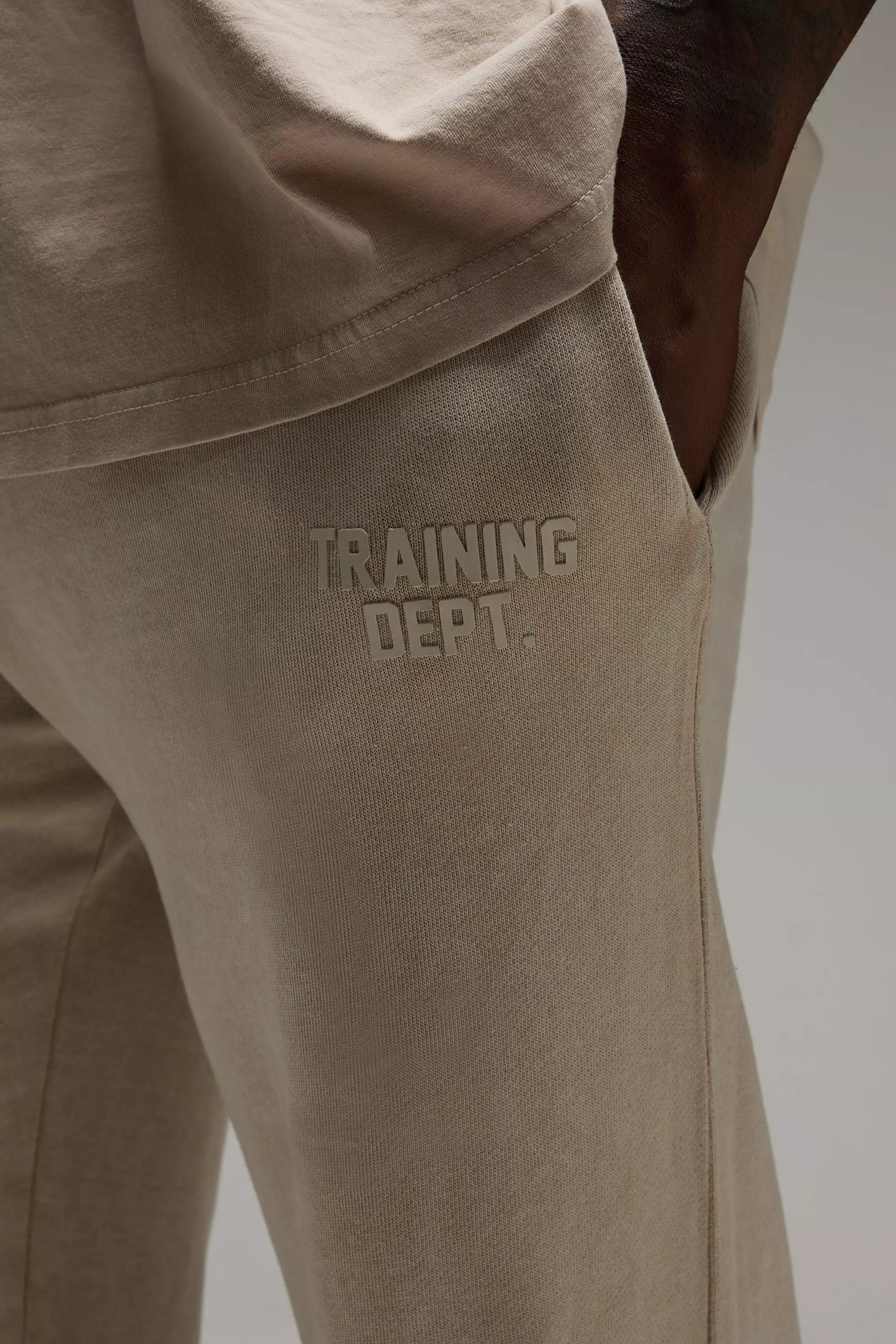 Stone Man Active Training Dept Washed Straight Leg Jogger alternative image