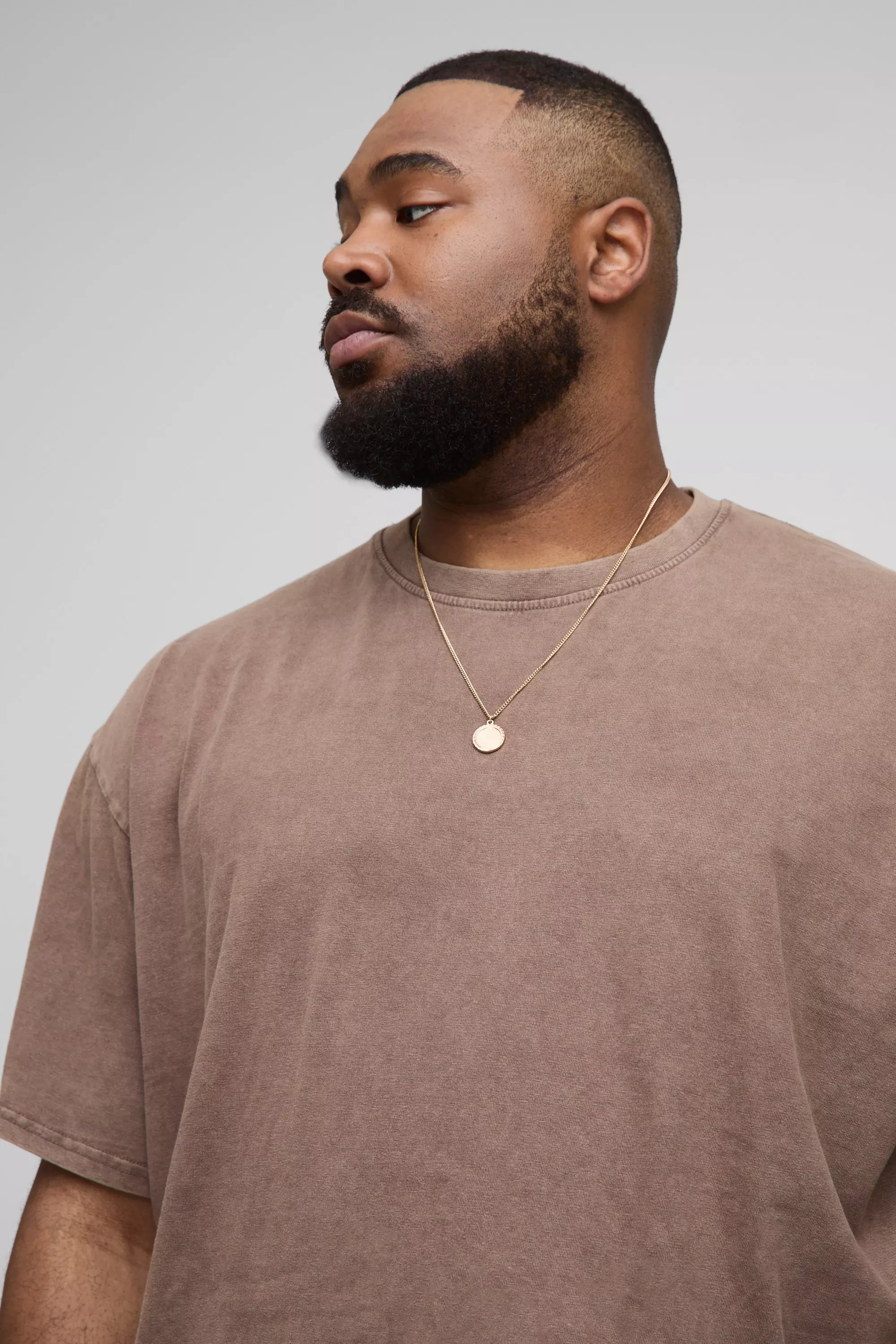 Plus Oversized Acid Wash T-Shirt & Short Set | boohooMAN USA