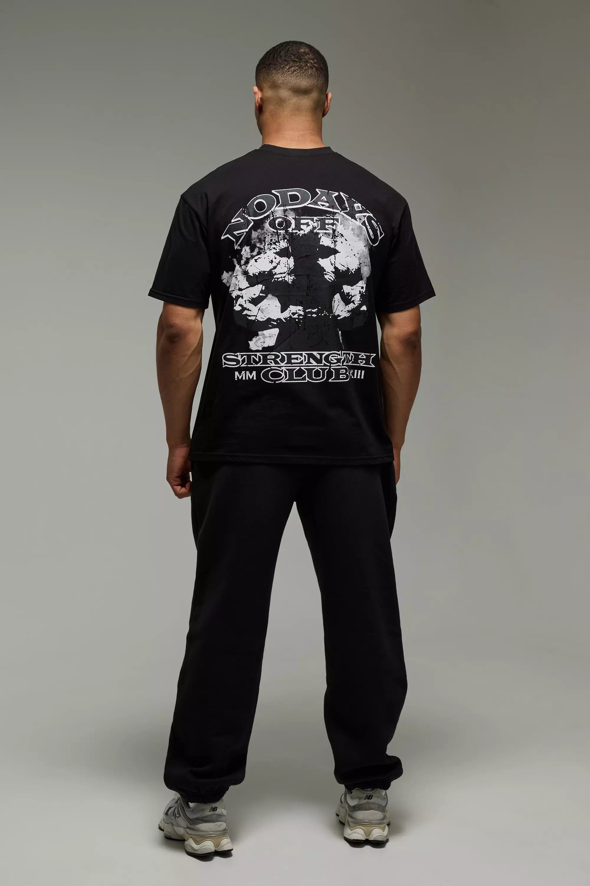 Man Active One More Rep NYC Oversized T-shirt | boohooMAN USA