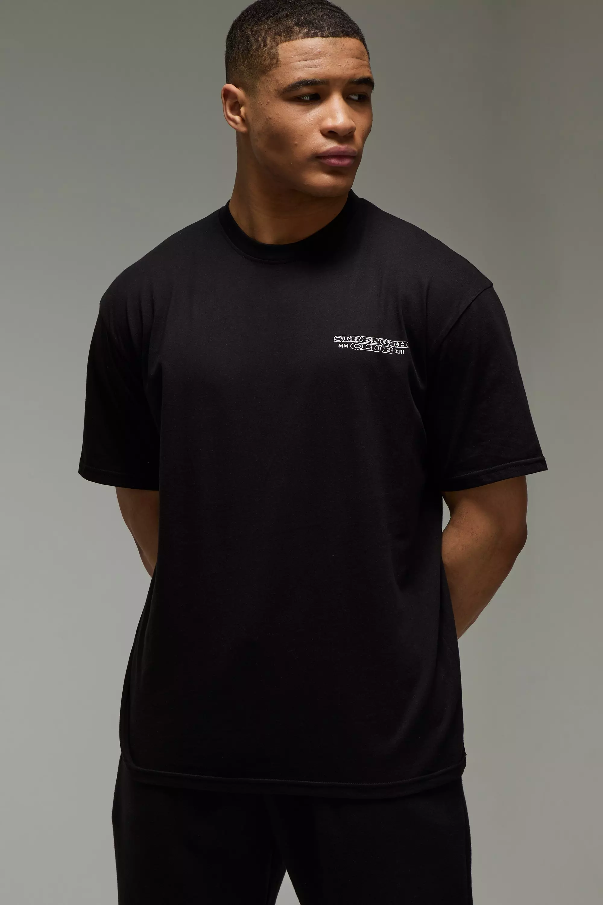 Man Active One More Rep NYC Oversized T-shirt | boohooMAN USA