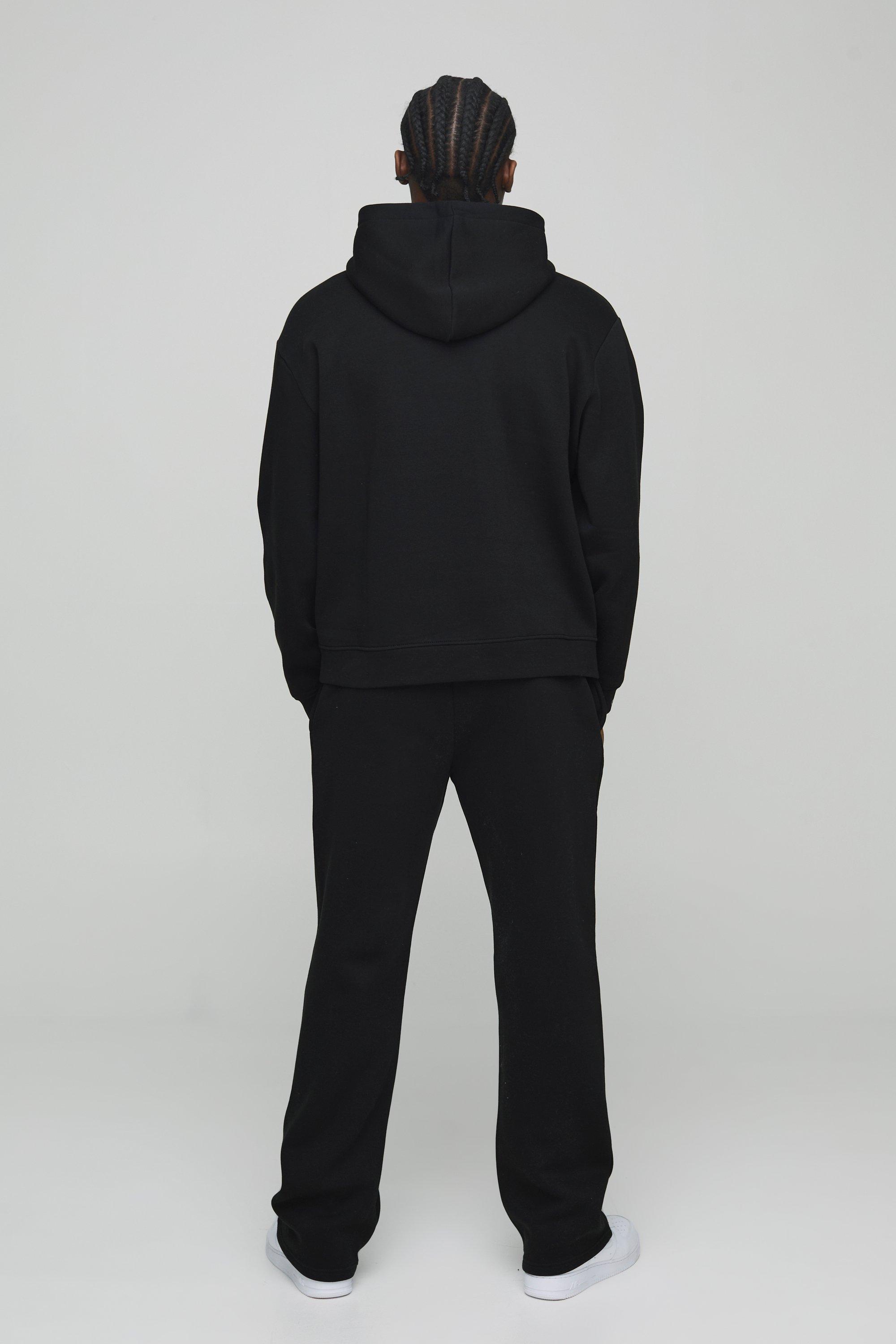 Oversized Homme Debossed Hooded Tracksuit | boohooMAN