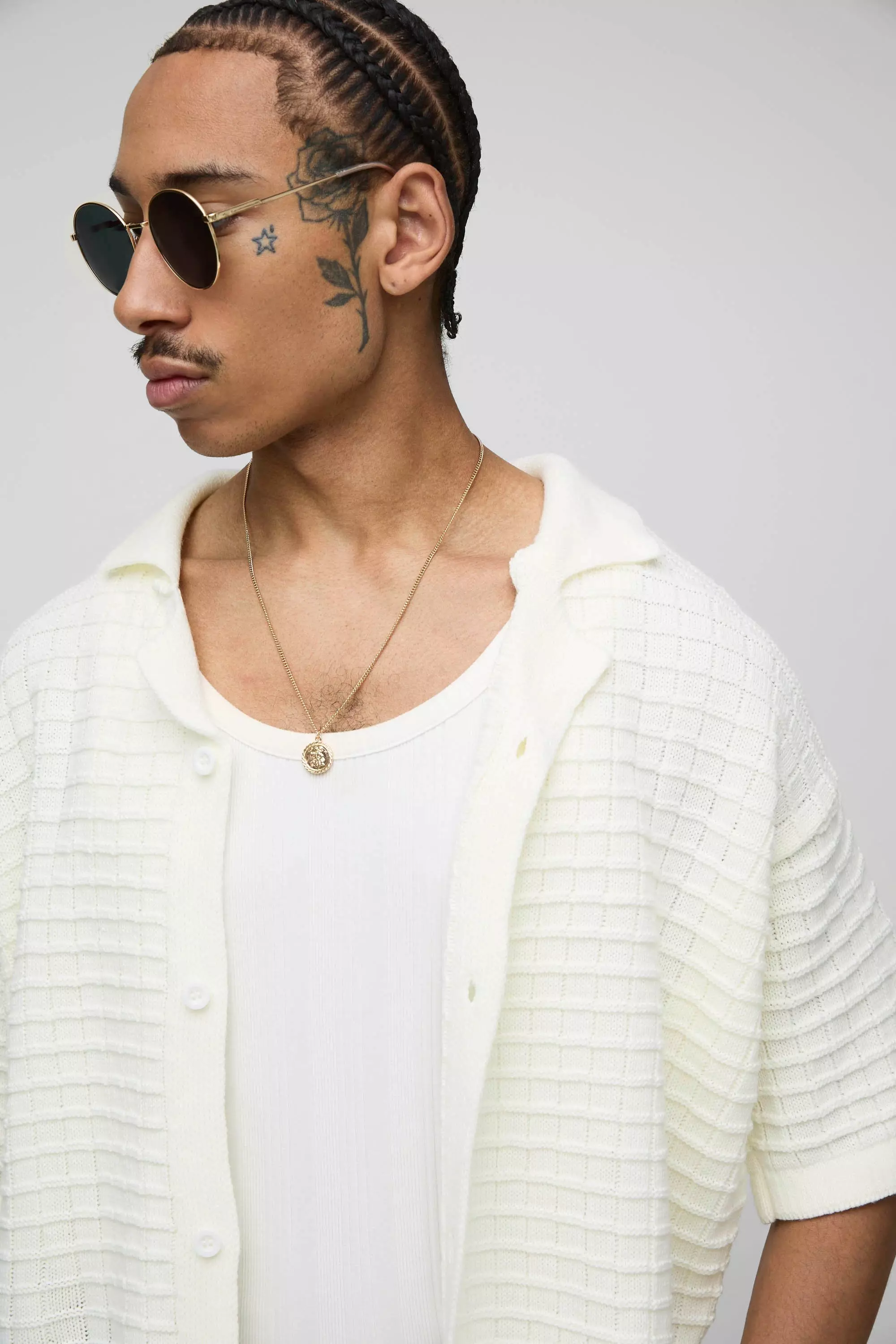 Kastiges Oversize Hemd, White alternatives Bild