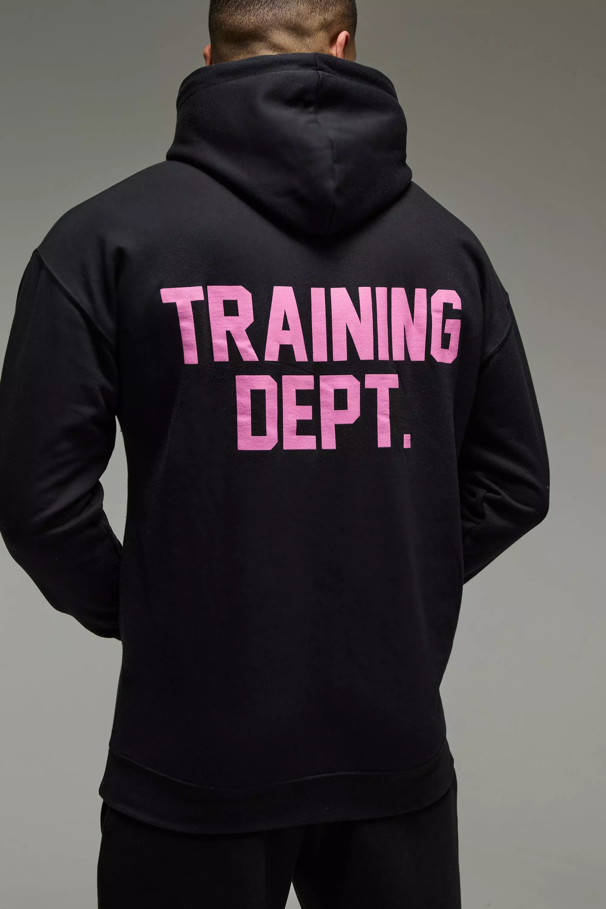 Black Man Active Training Dept Oversized Hoodie alternative image