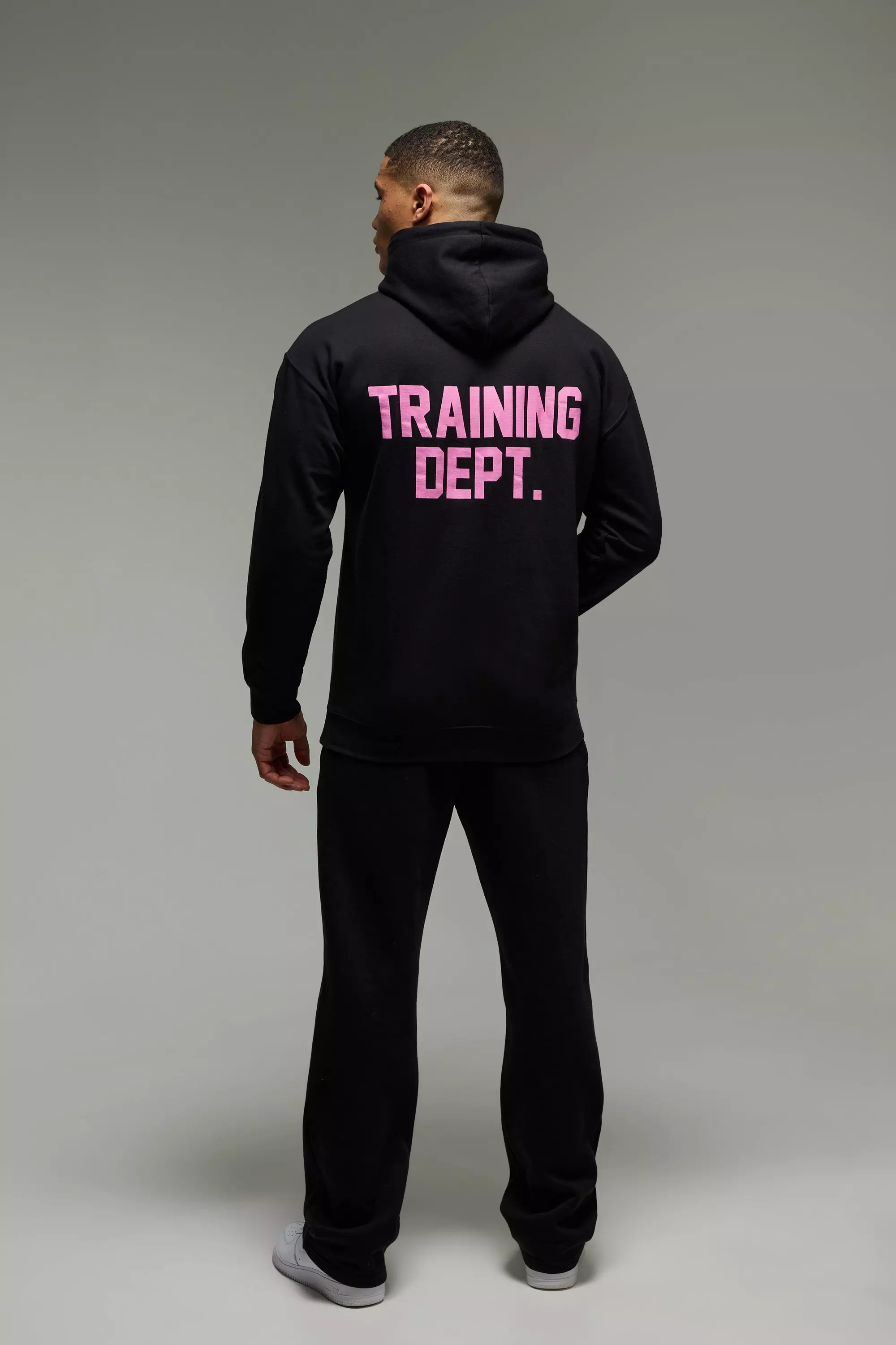 Black Man Active Training Dept Oversized Hoodie alternative image