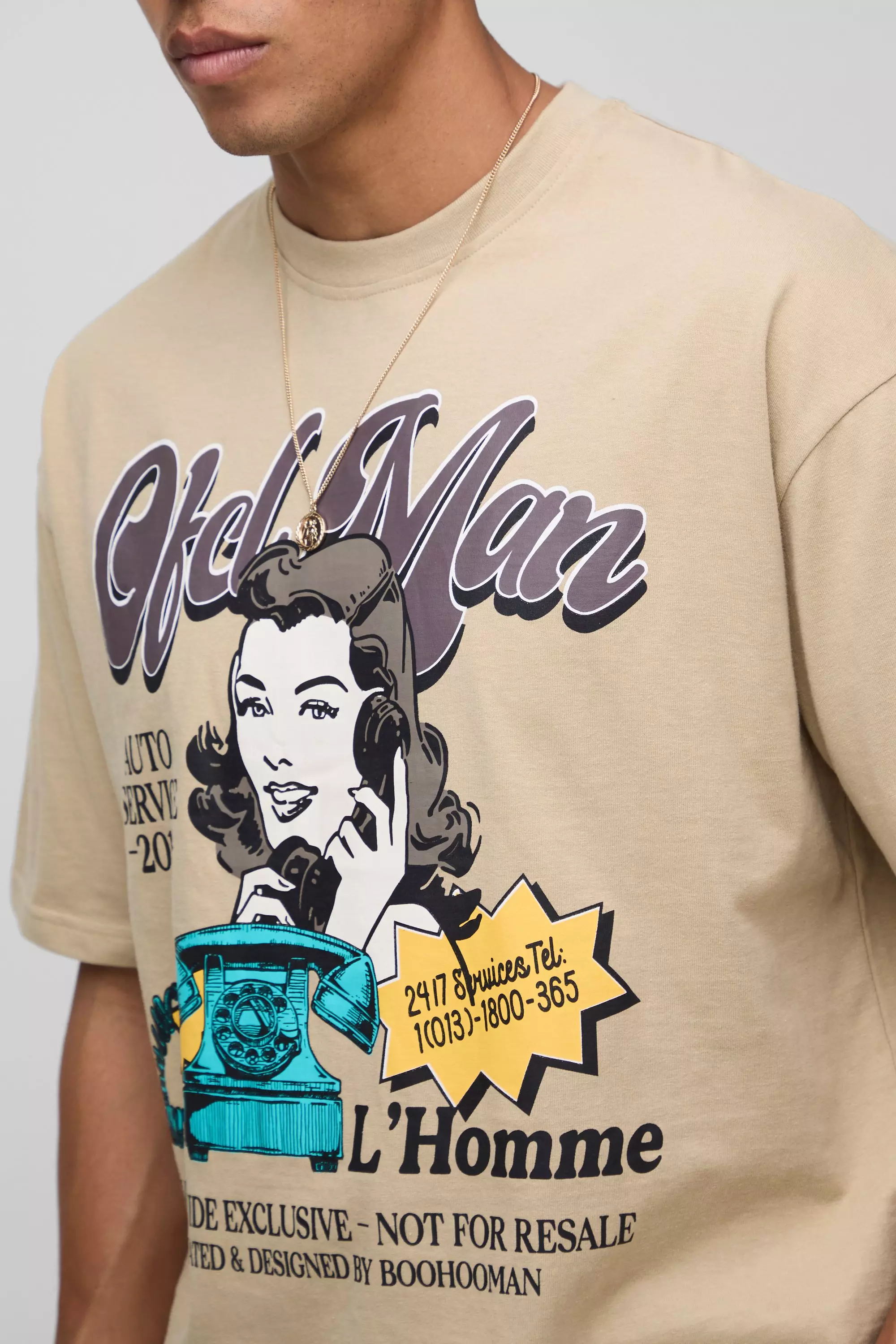 Oversized Boxy Graphic T-shirt And Basketball Short Set | boohooMAN USA