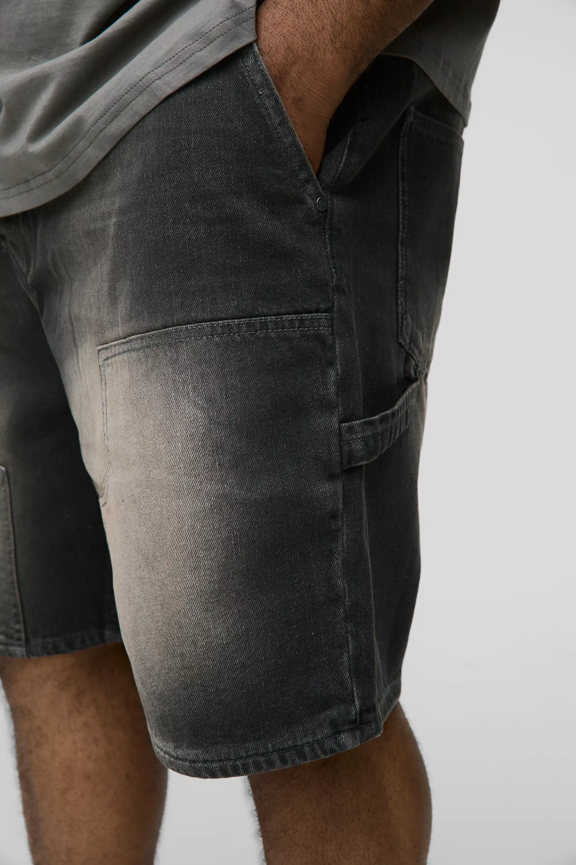 Grande taille - Jort charpentier délavé, Mid grey autre image