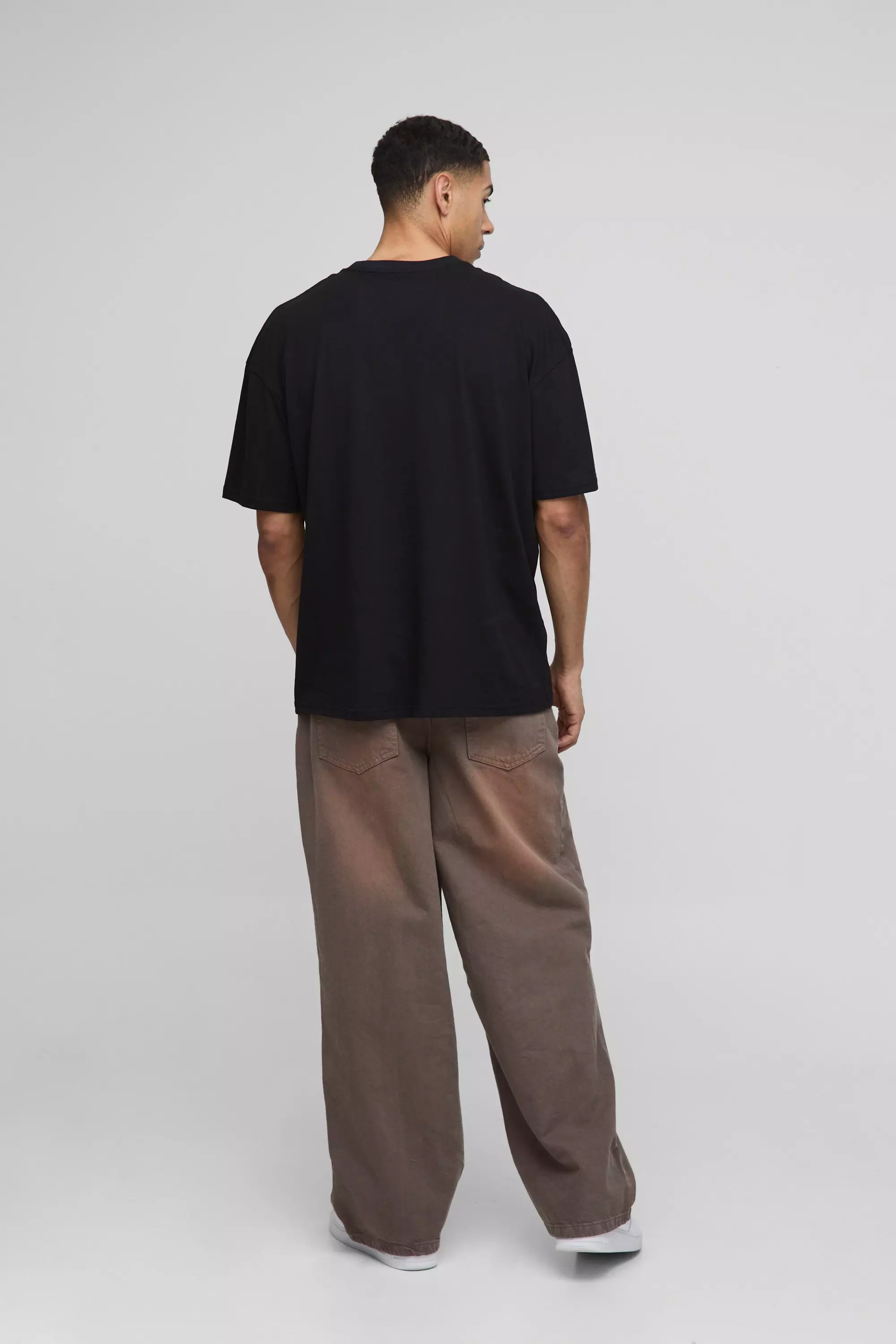 boohoo MAN★オーバーサイズ 半袖 Tシャツ★Tyla タイラ★黒★ Oversized Tyla License T-Shirt | boohooMAN USA