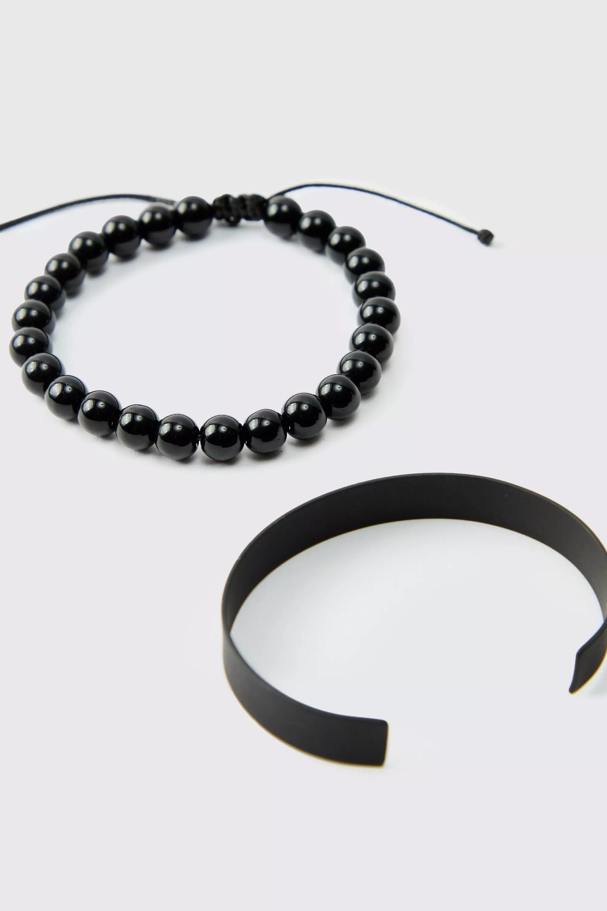 Lot de bracelets en perle, Black autre image